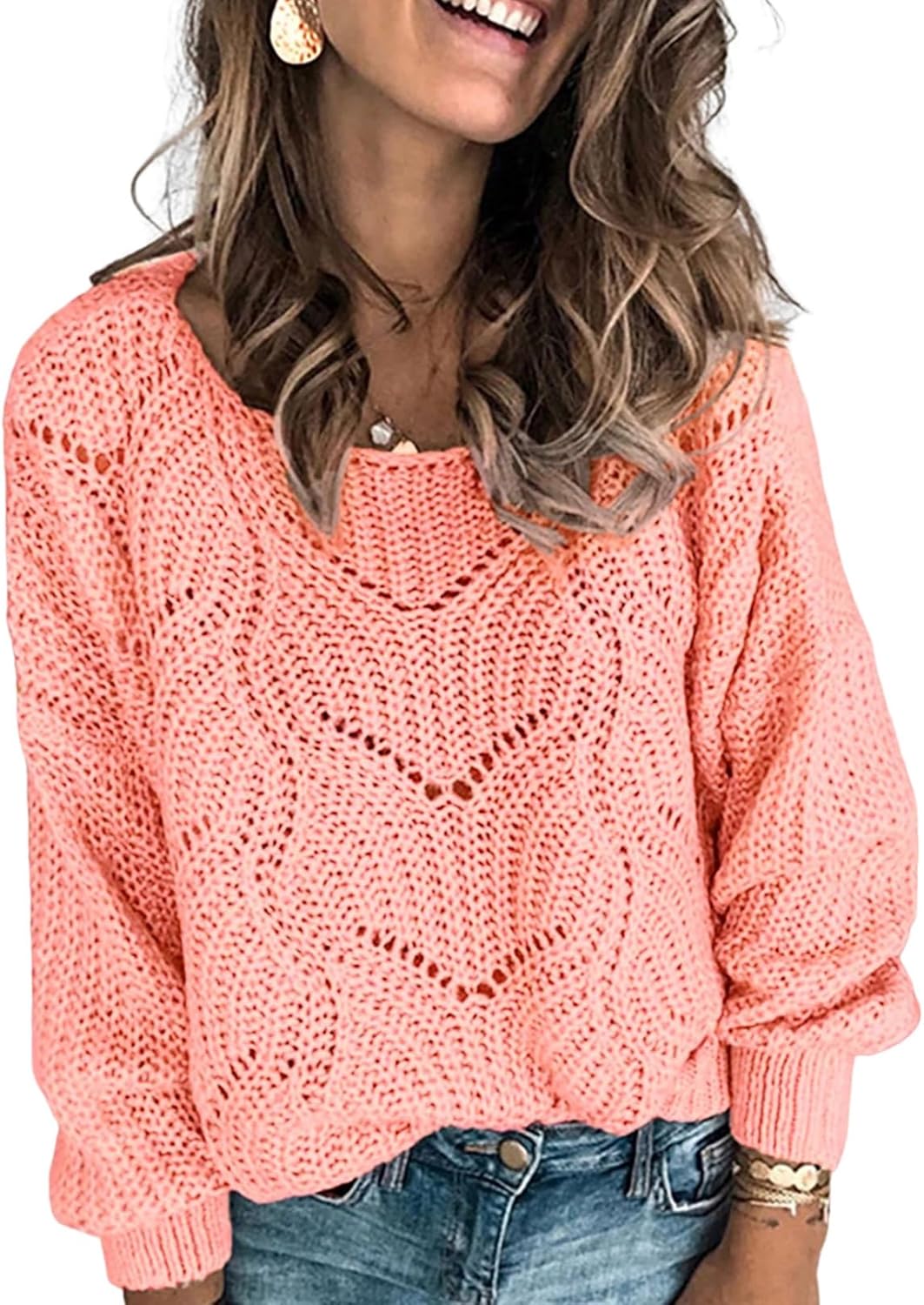 Dokotoo Womens Sweaters 2025 Crewneck