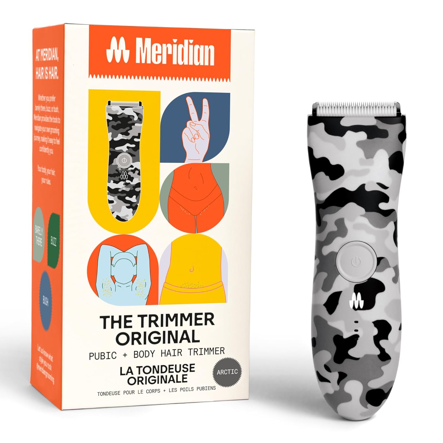 MERIDIAN The Trimmer Men's Body Hair Shaver