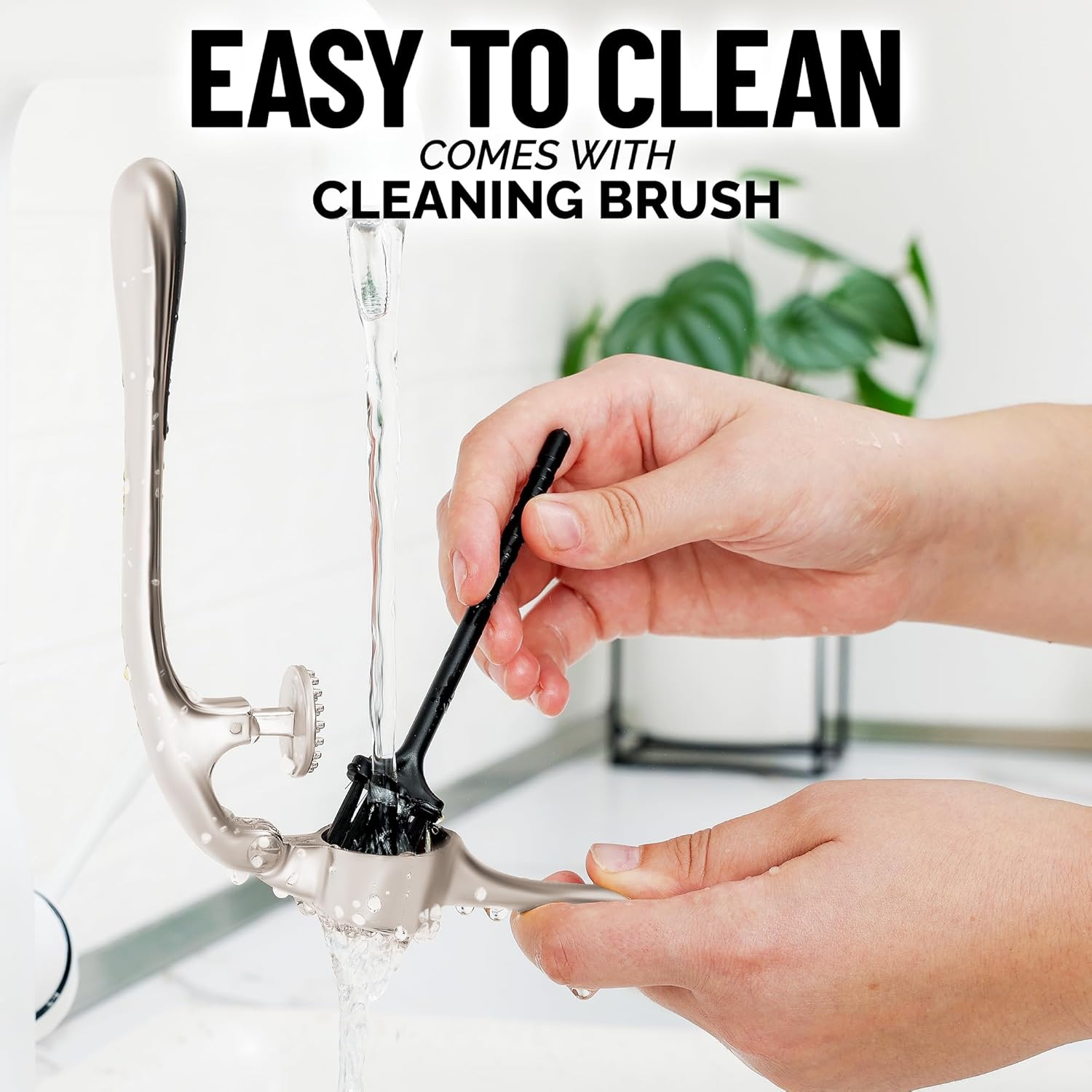 Zulay Kitchen Premium Garlic Press Set