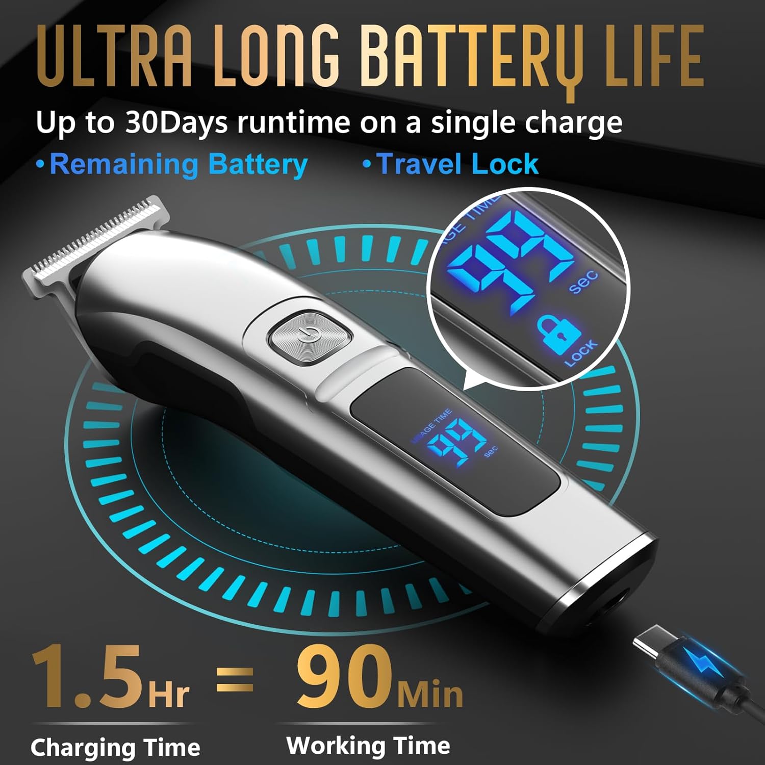 Ufree Waterproof Beard Trimmer