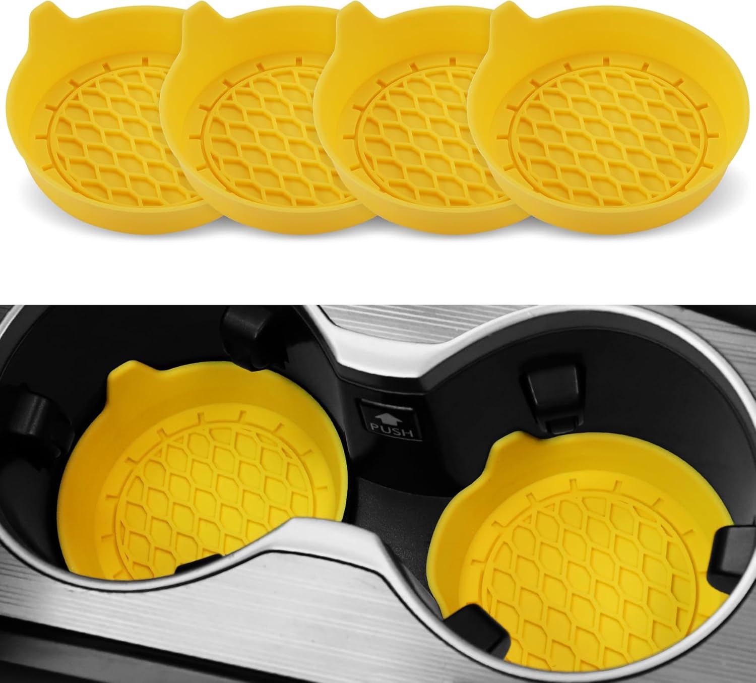 SINGARO Car Cup Holder Coasters