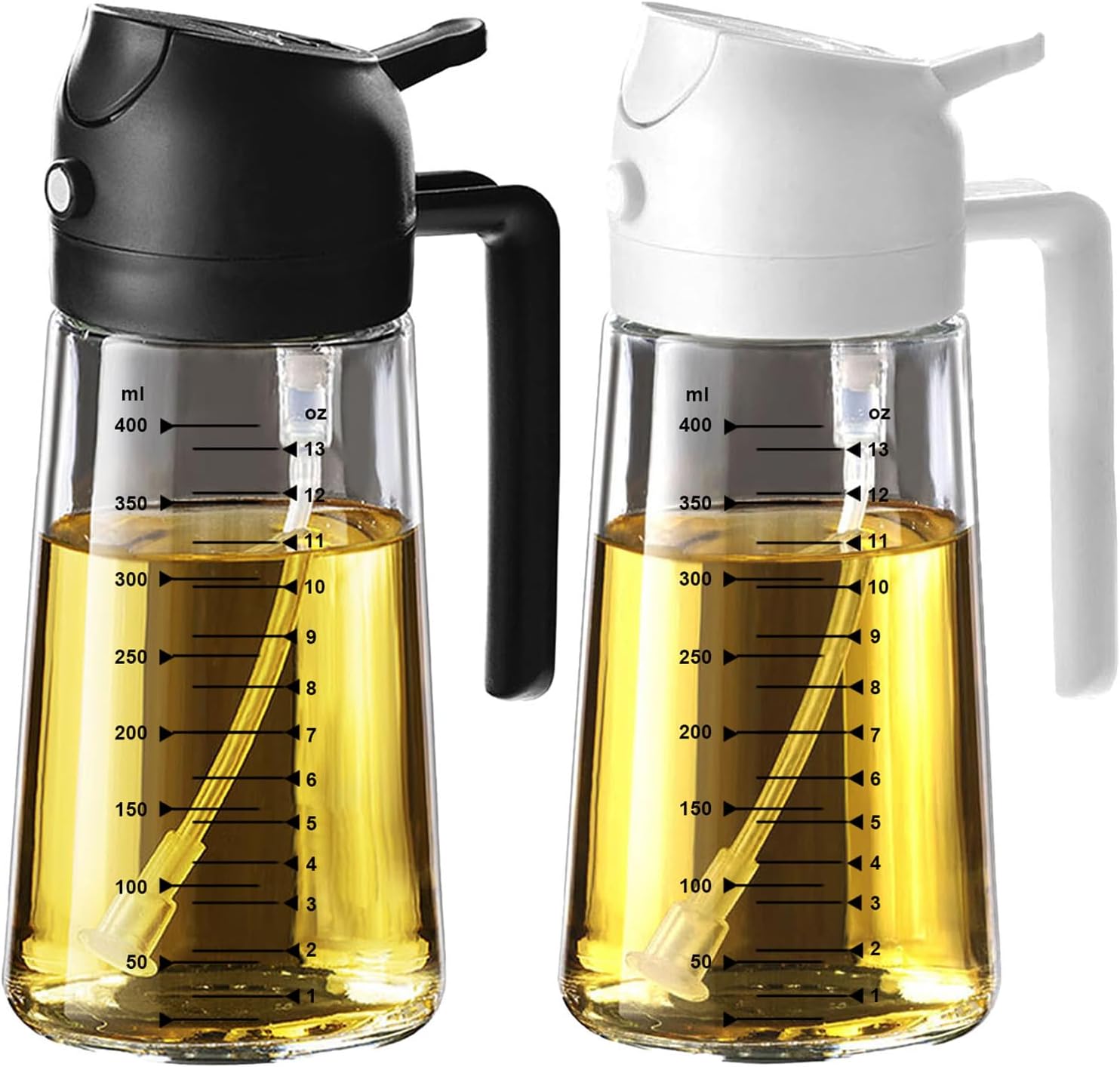 TrendPlain 16oz/470ml Glass Olive Oil Sprayer for Cooking