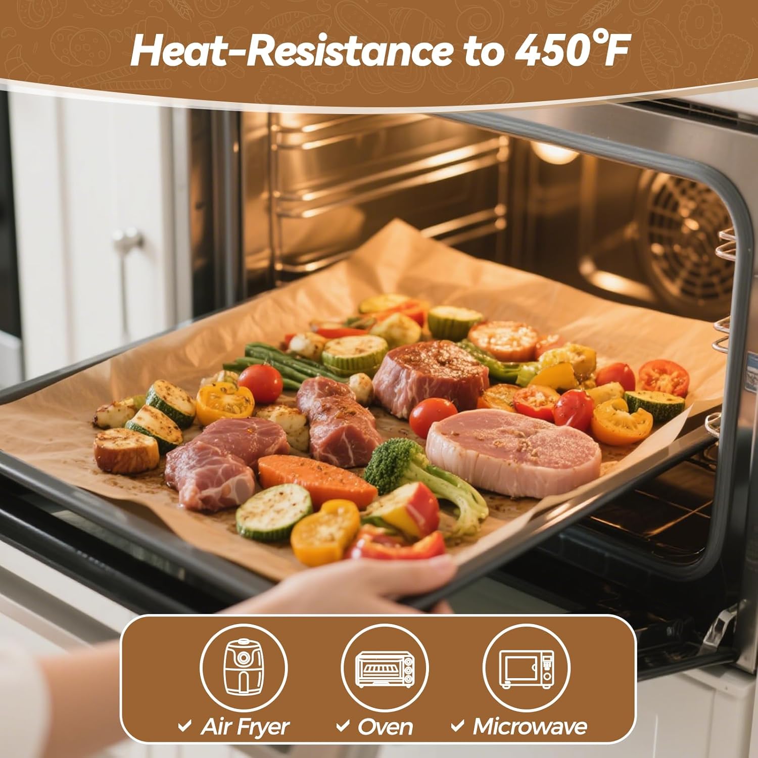 Heavy Duty Parchment Paper Sheets for Baking