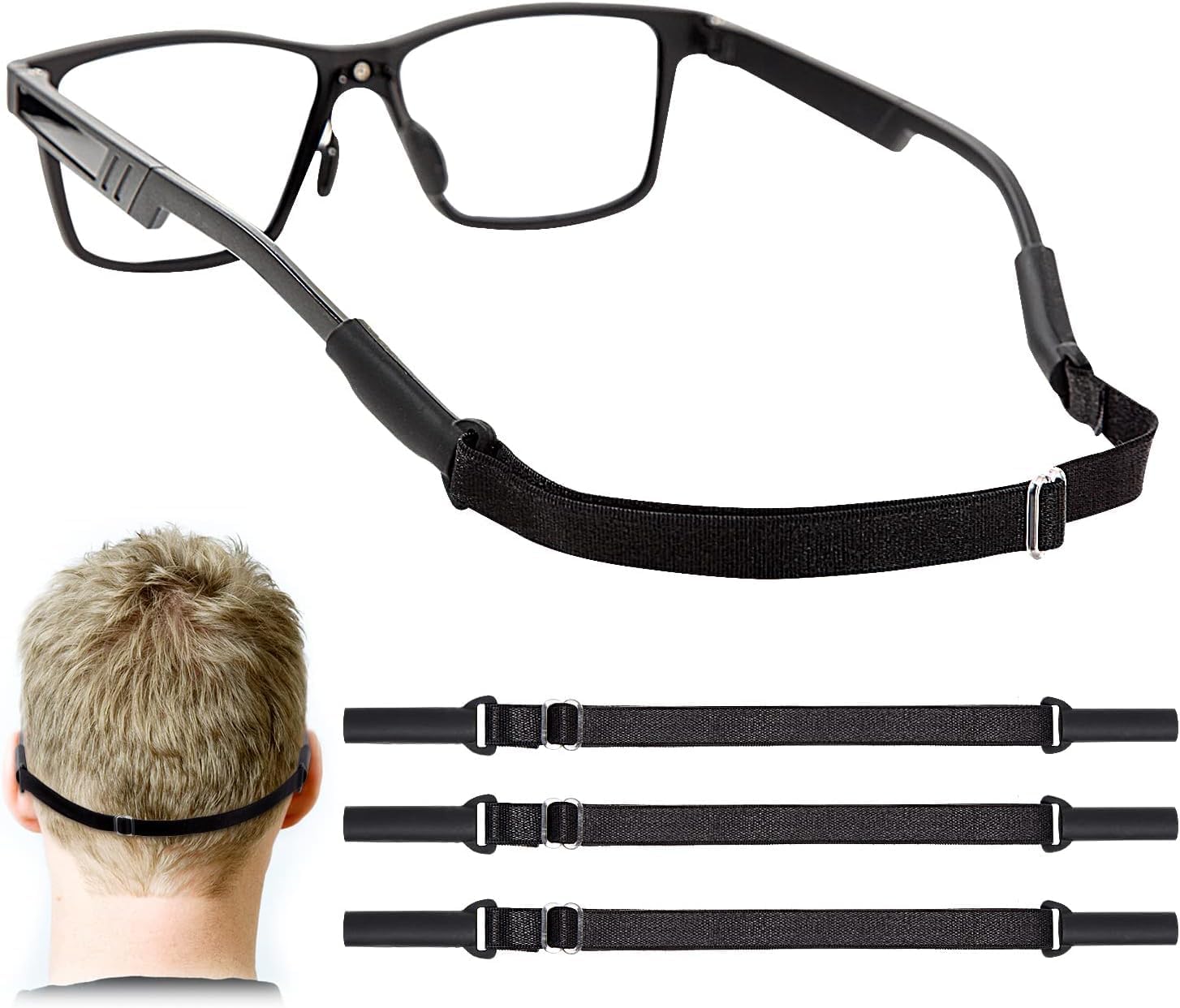 Adjustable Glasses Straps No Tail Eyewear Retainer for Men