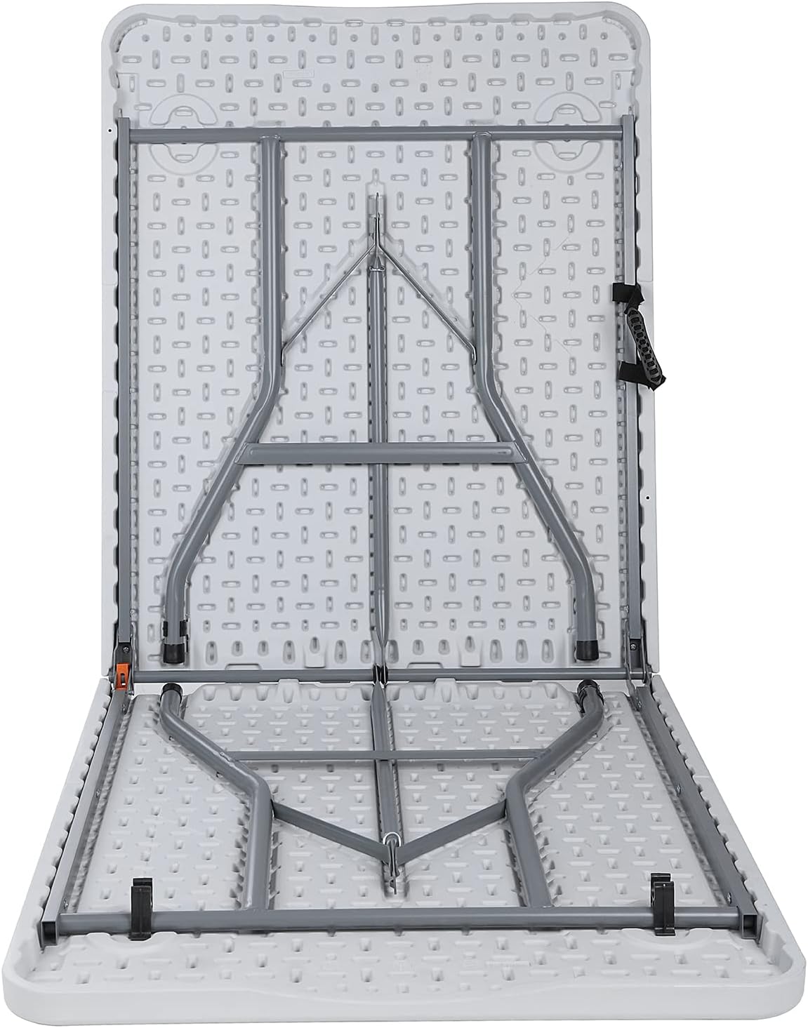 6ft Folding Table Plastic Fold in Half w/Handle Heavy Duty