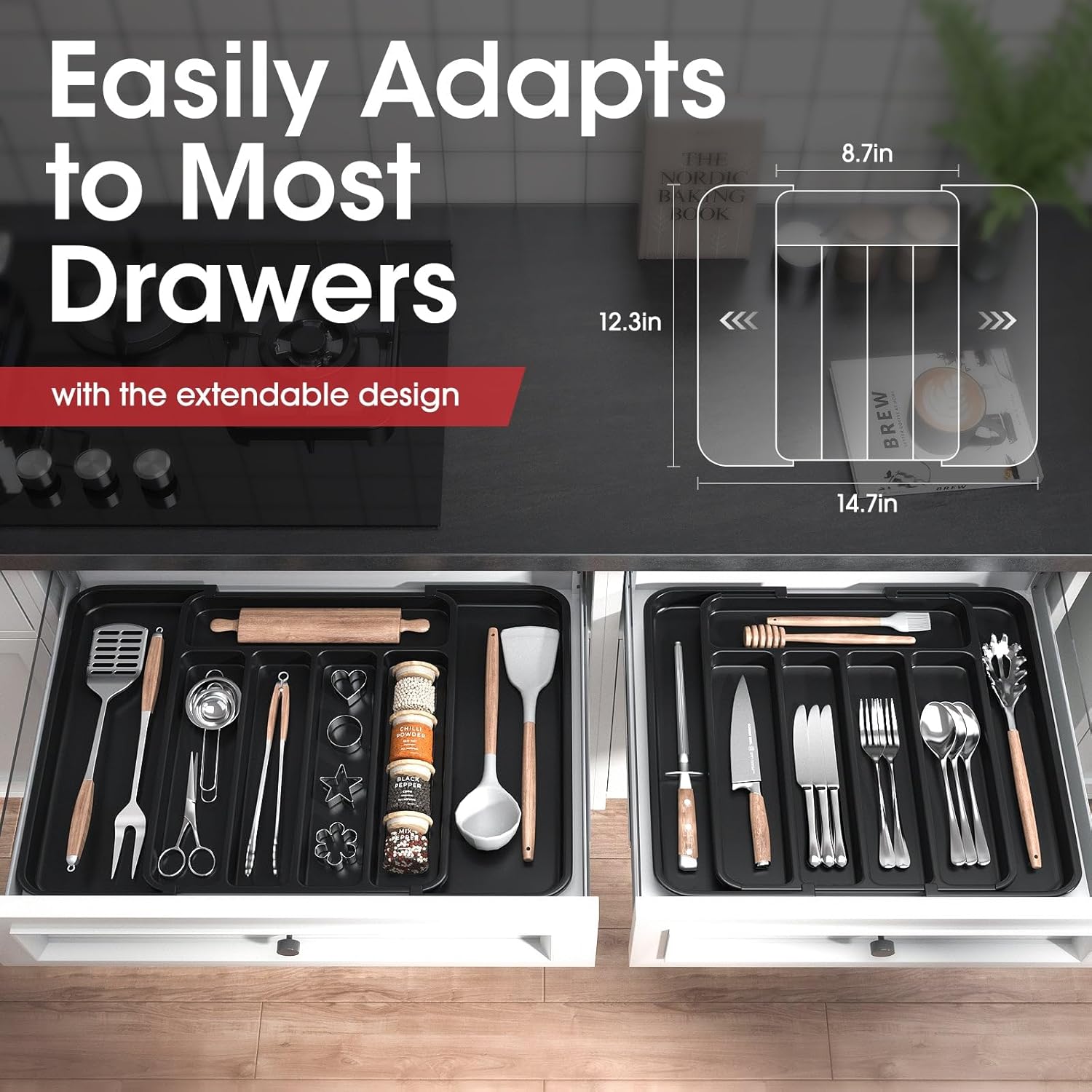 Aujen Silverware Organizer