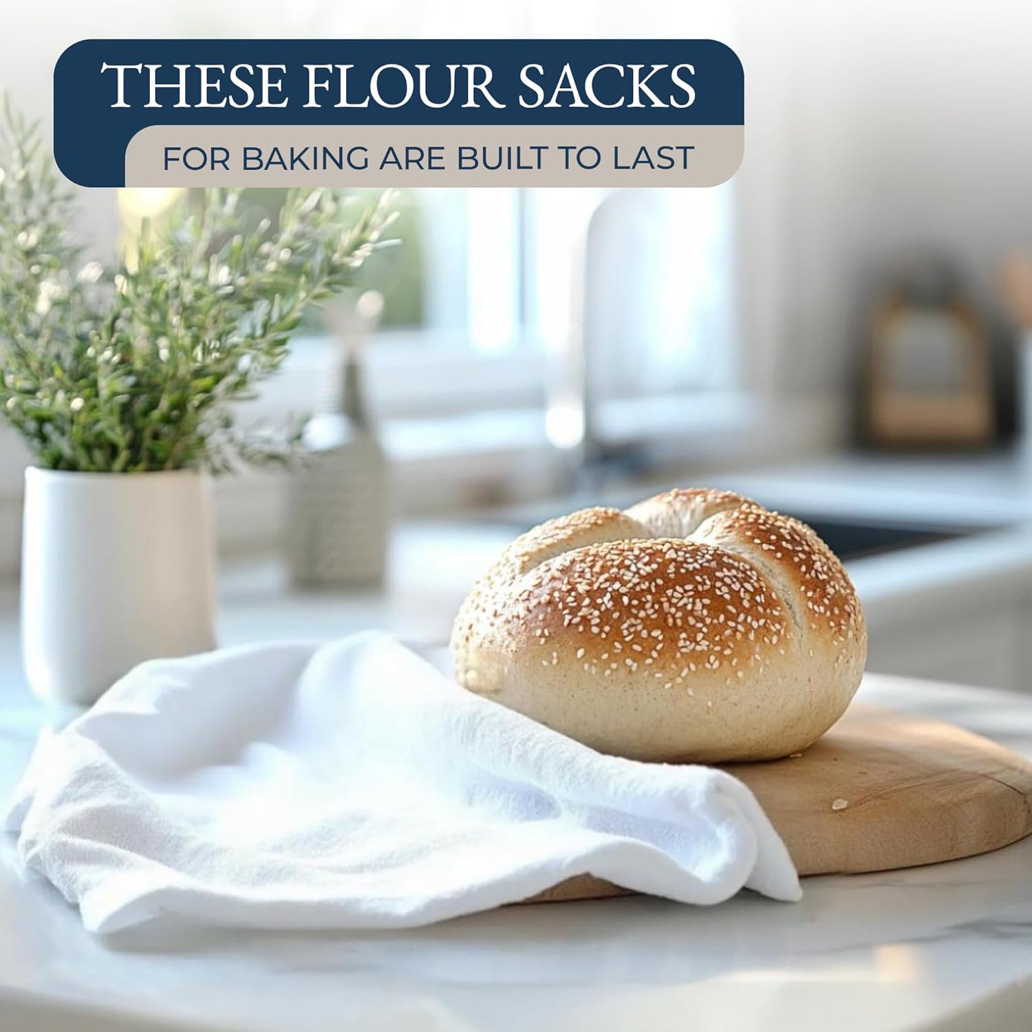 LANE LINEN Kitchen Towels and Dishcloths Sets