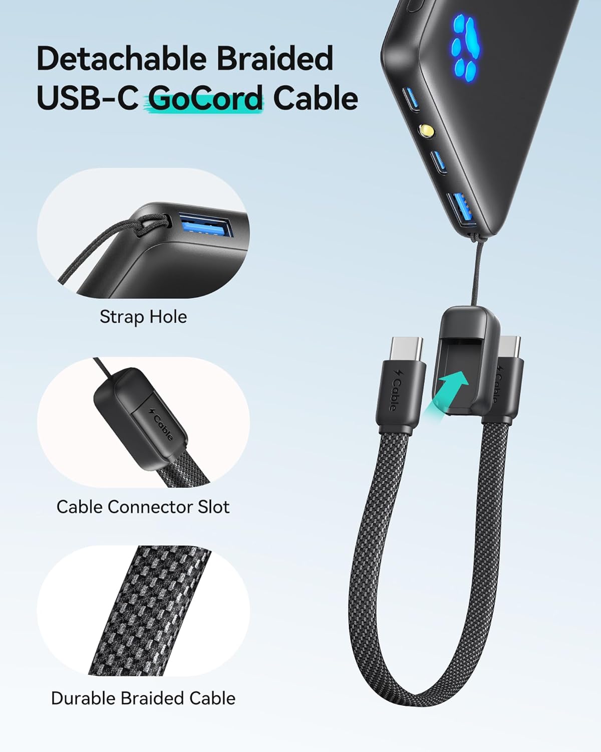 INIU 10000mAh Portable Charger Power Bank