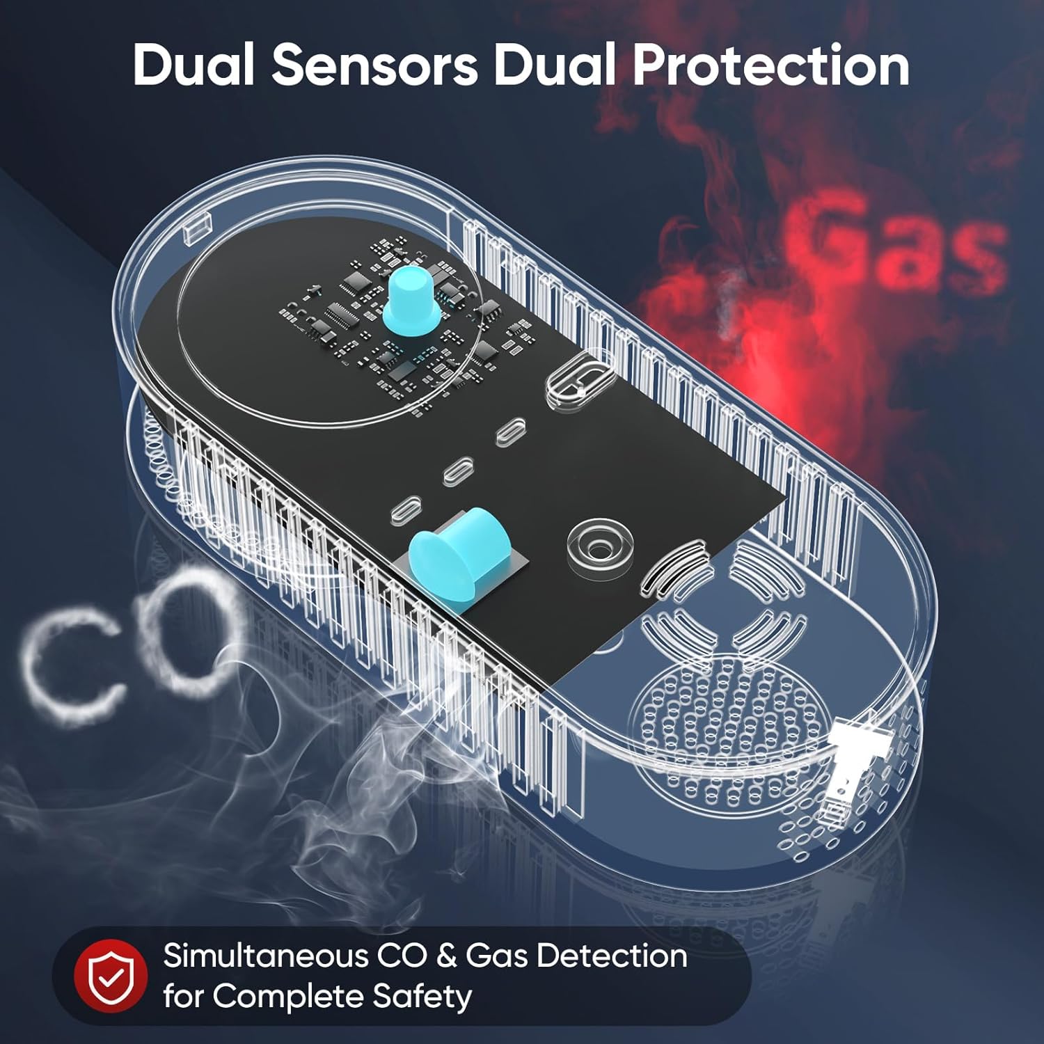 Smart Gas Leak Detector with CO Sensor
