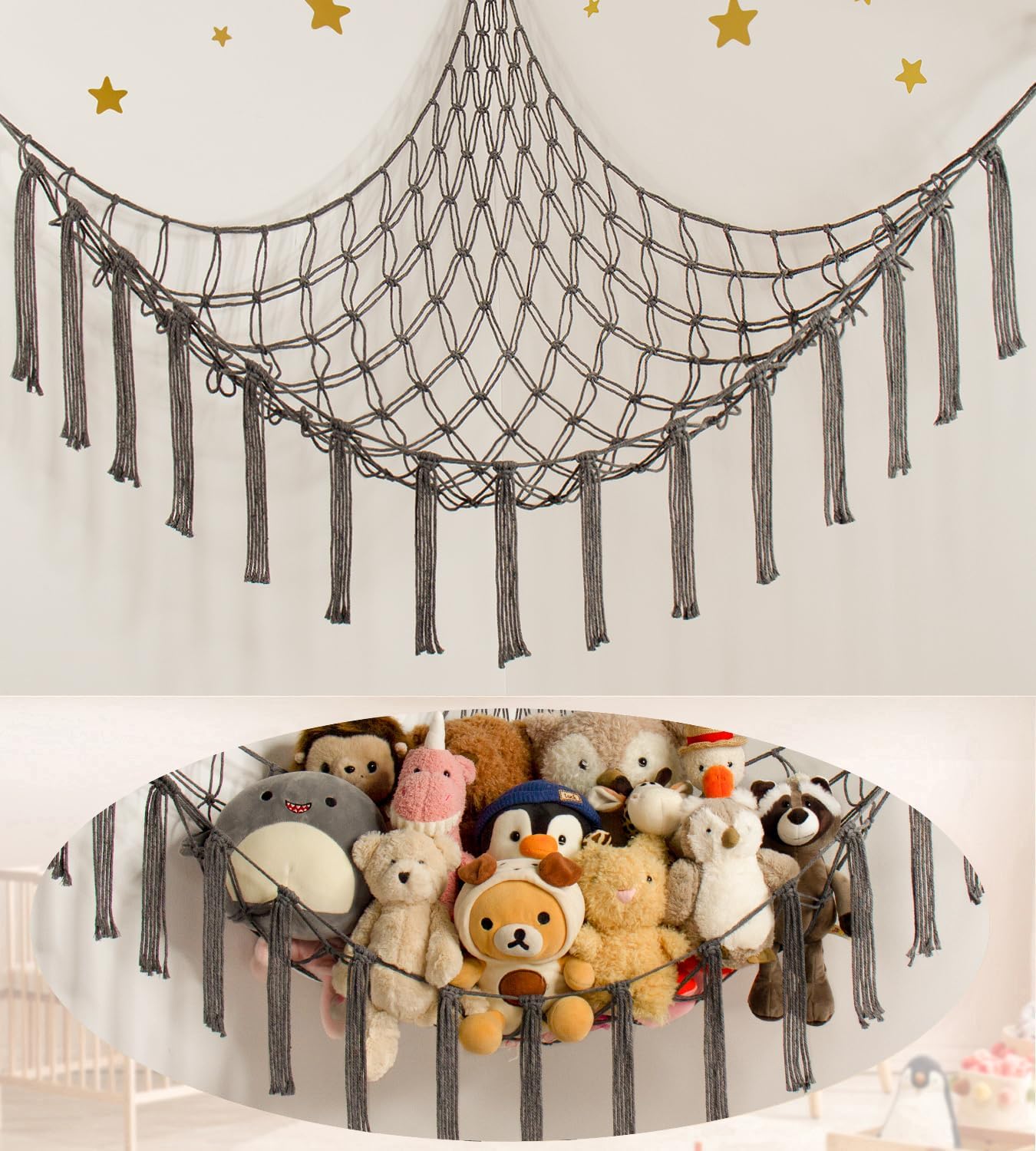 Stuffed Animal Storage Hammock or Net Corner