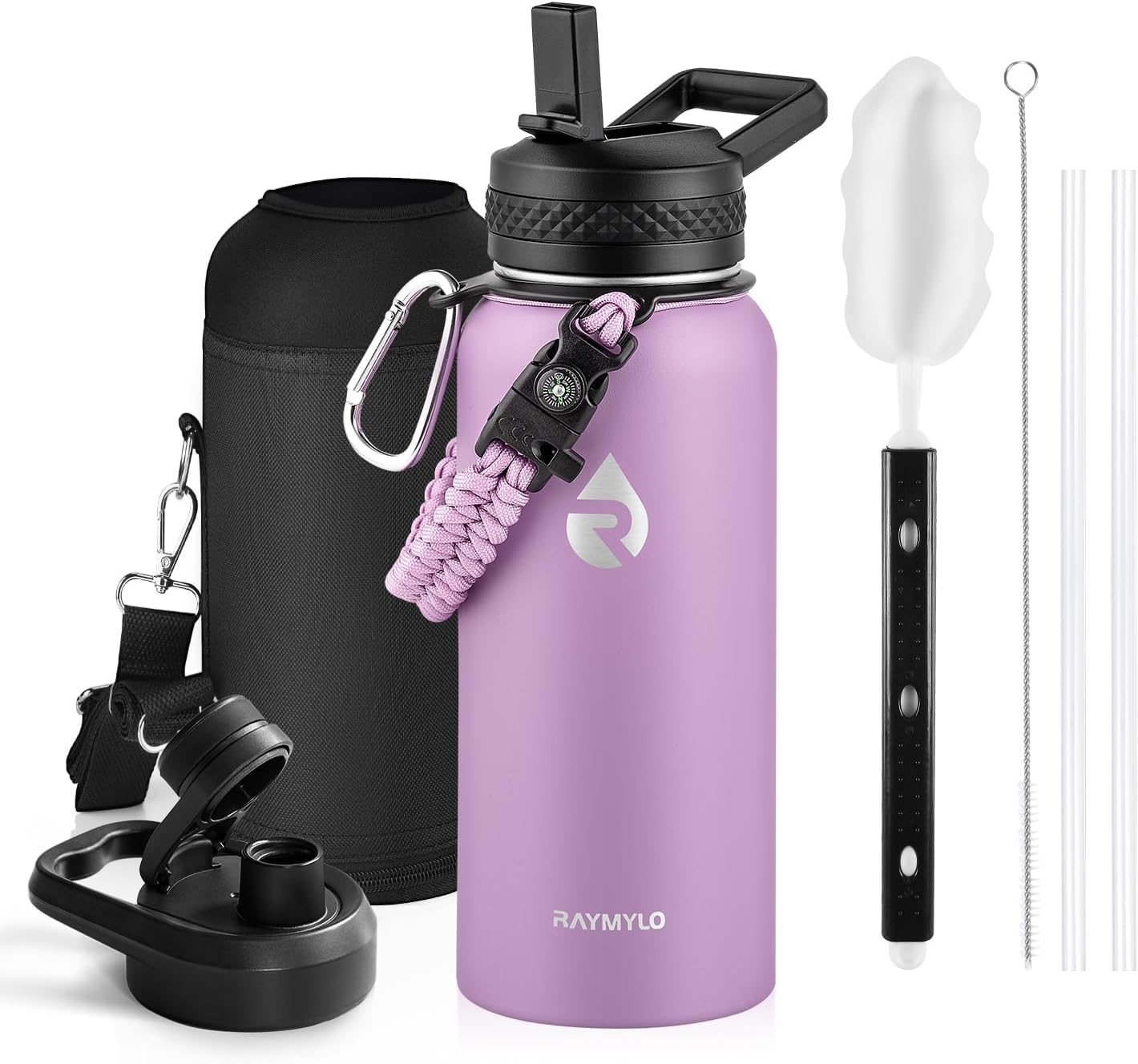 64oz Insulated Water Bottle Stainless Steel