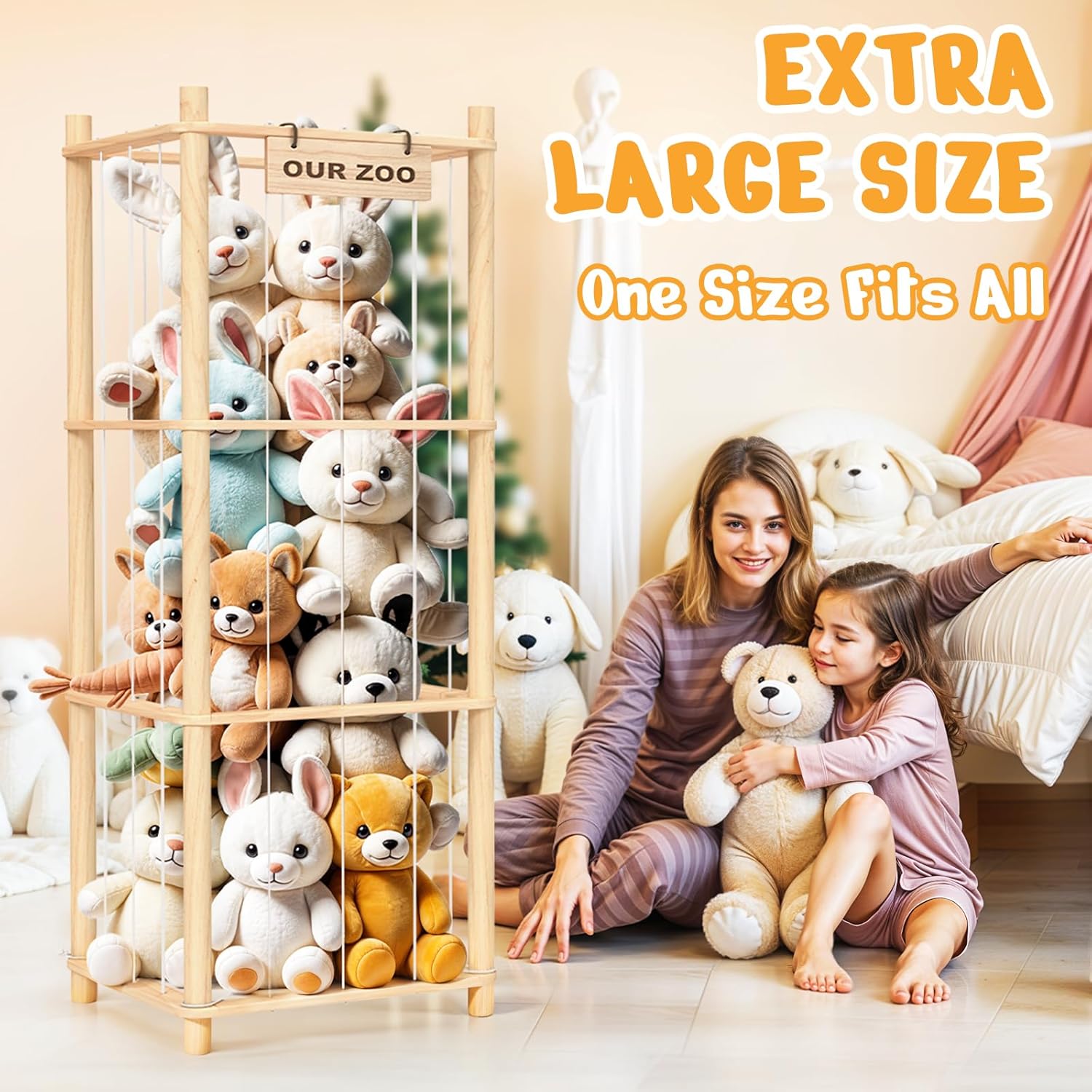 Stuffed Animal Storage & Organizer Toy Holder