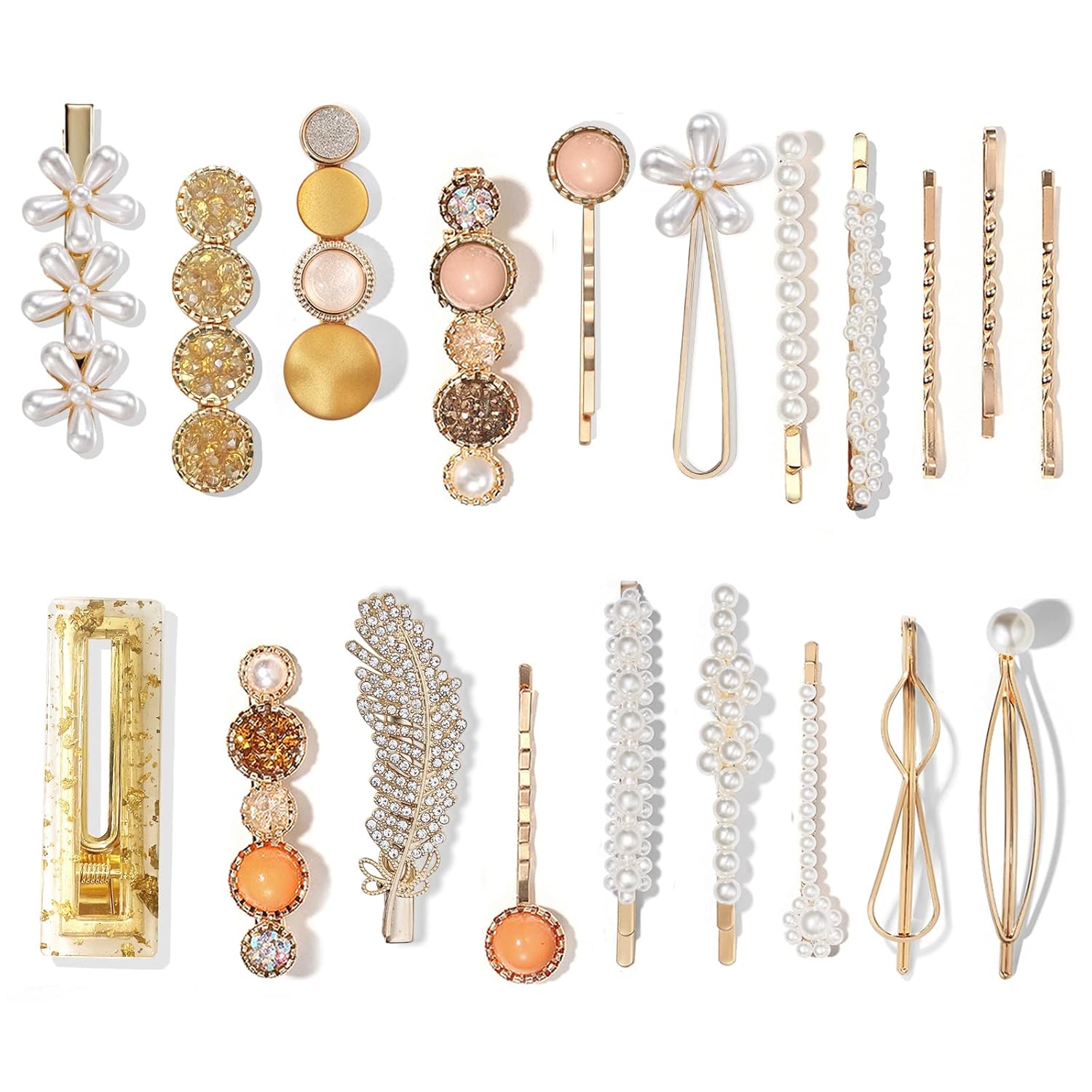 Macaron Boho Hair Barrettes for Women