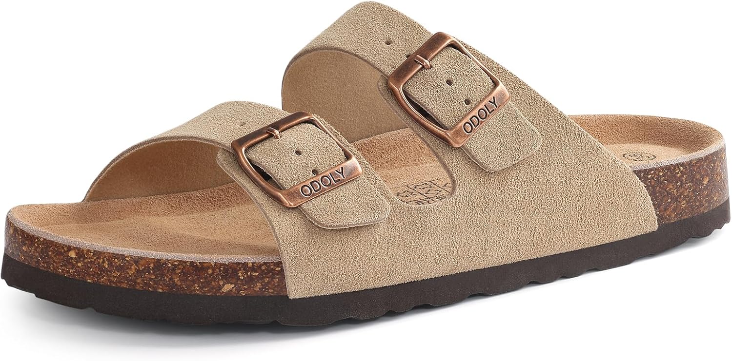 Unisex Cork Footbed Sandals – Arch Support