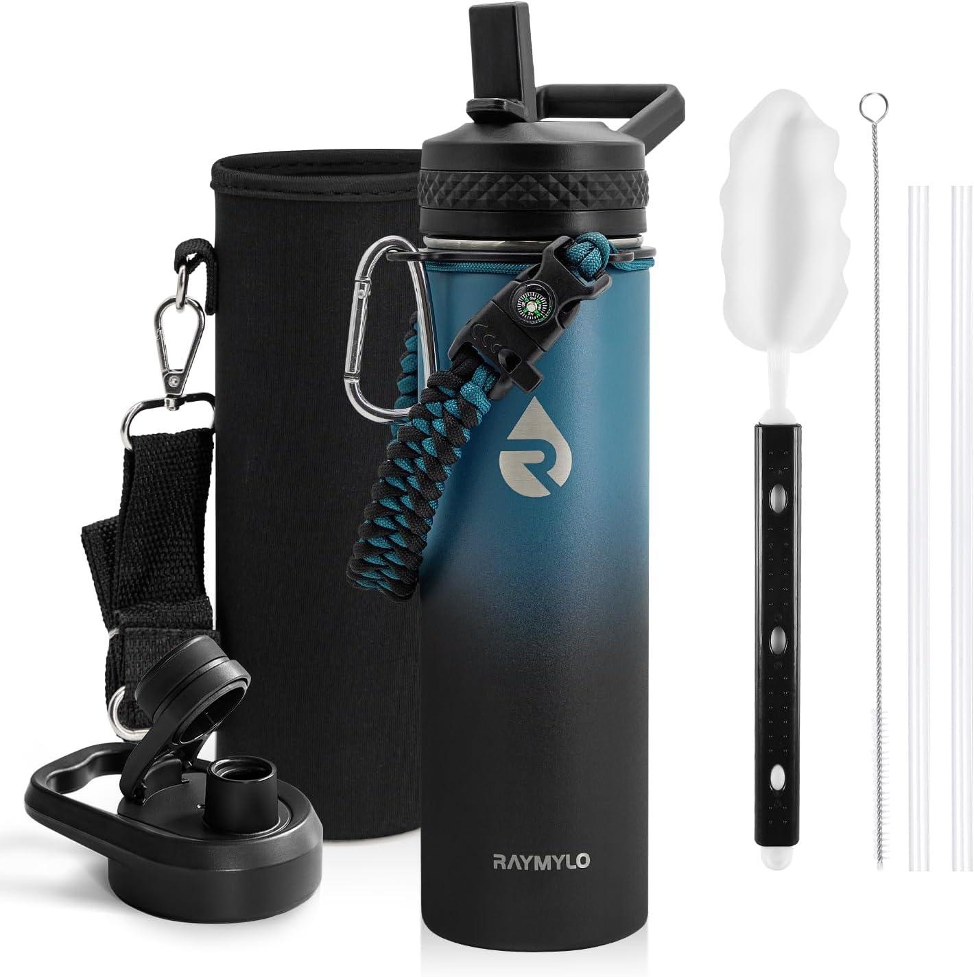 64oz Insulated Water Bottle Stainless Steel