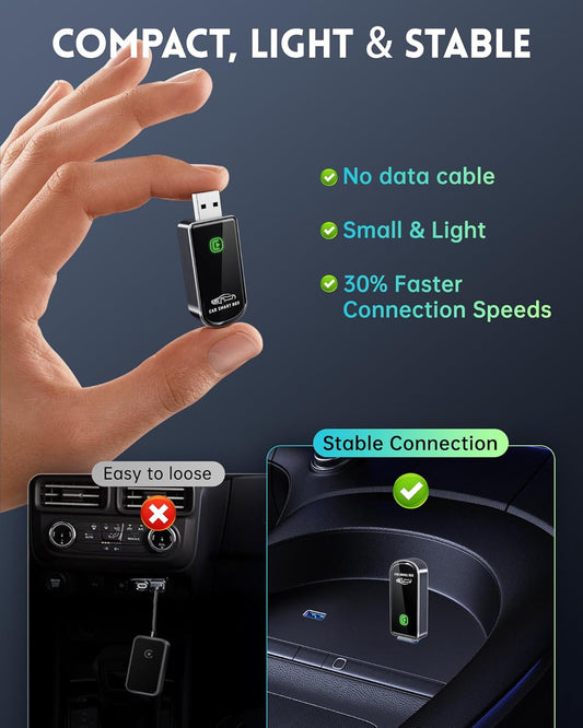 Wireless CarPlay Adapter Mini Edition Plug