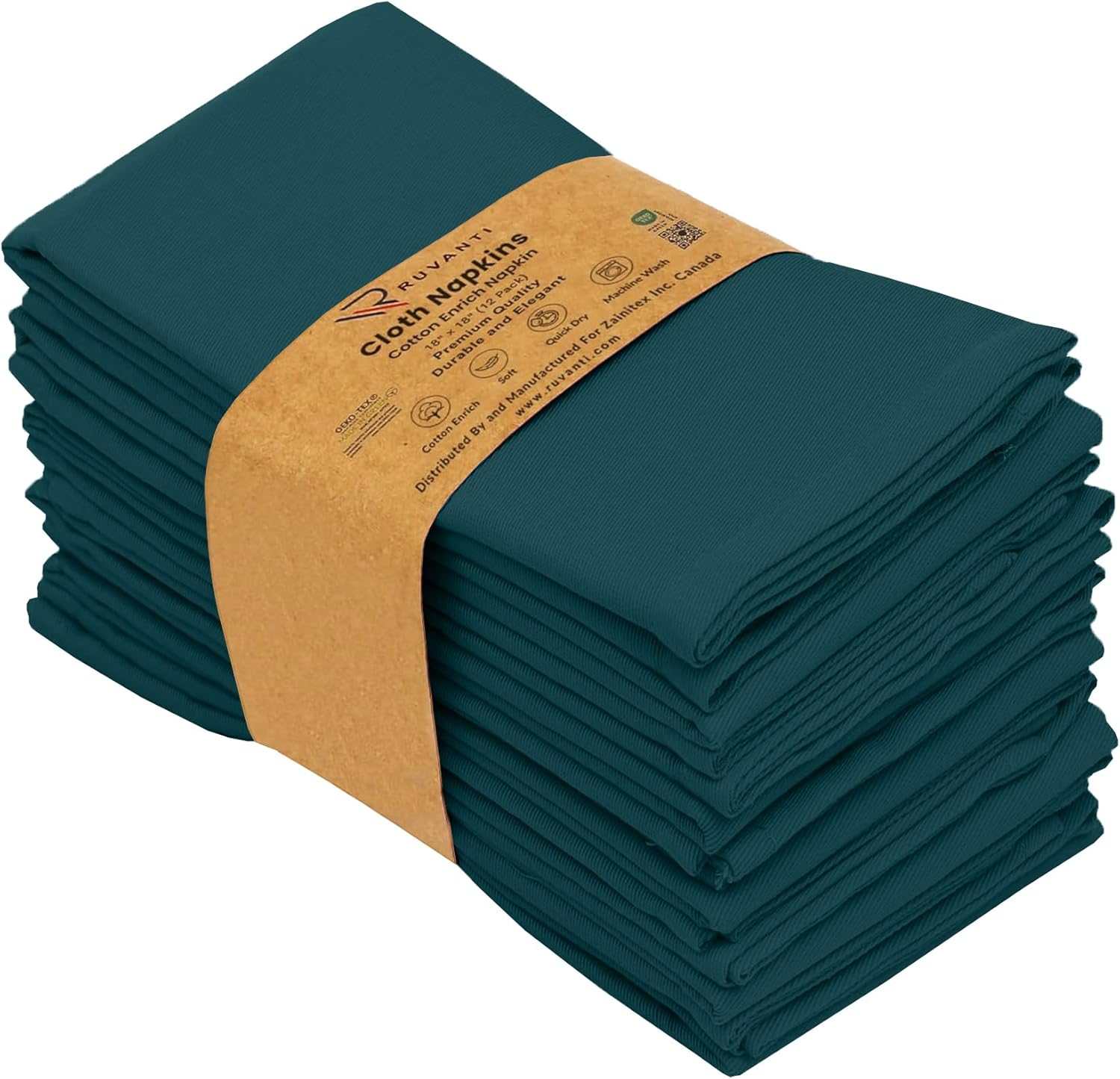 Ruvanti Cloth Napkins Set of Napkins Cloth Washable