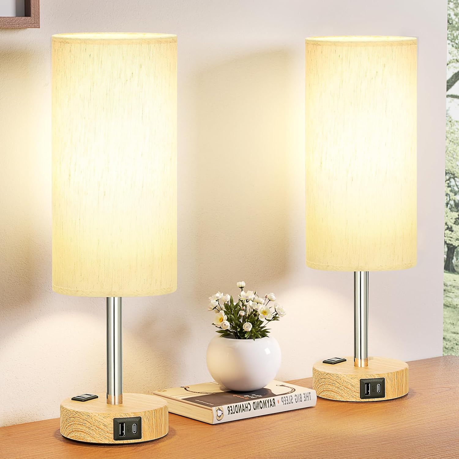 Bedside Touch Lamp 3-Way Dimmable