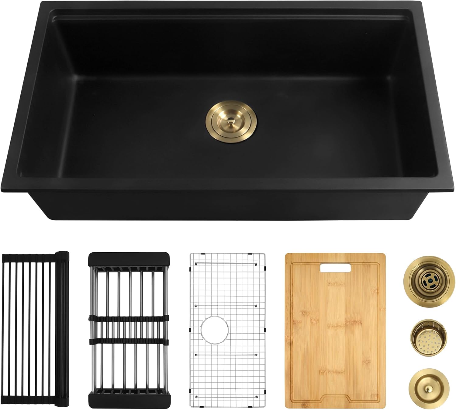 Quartz Composite Workstation Sink with Accessories
