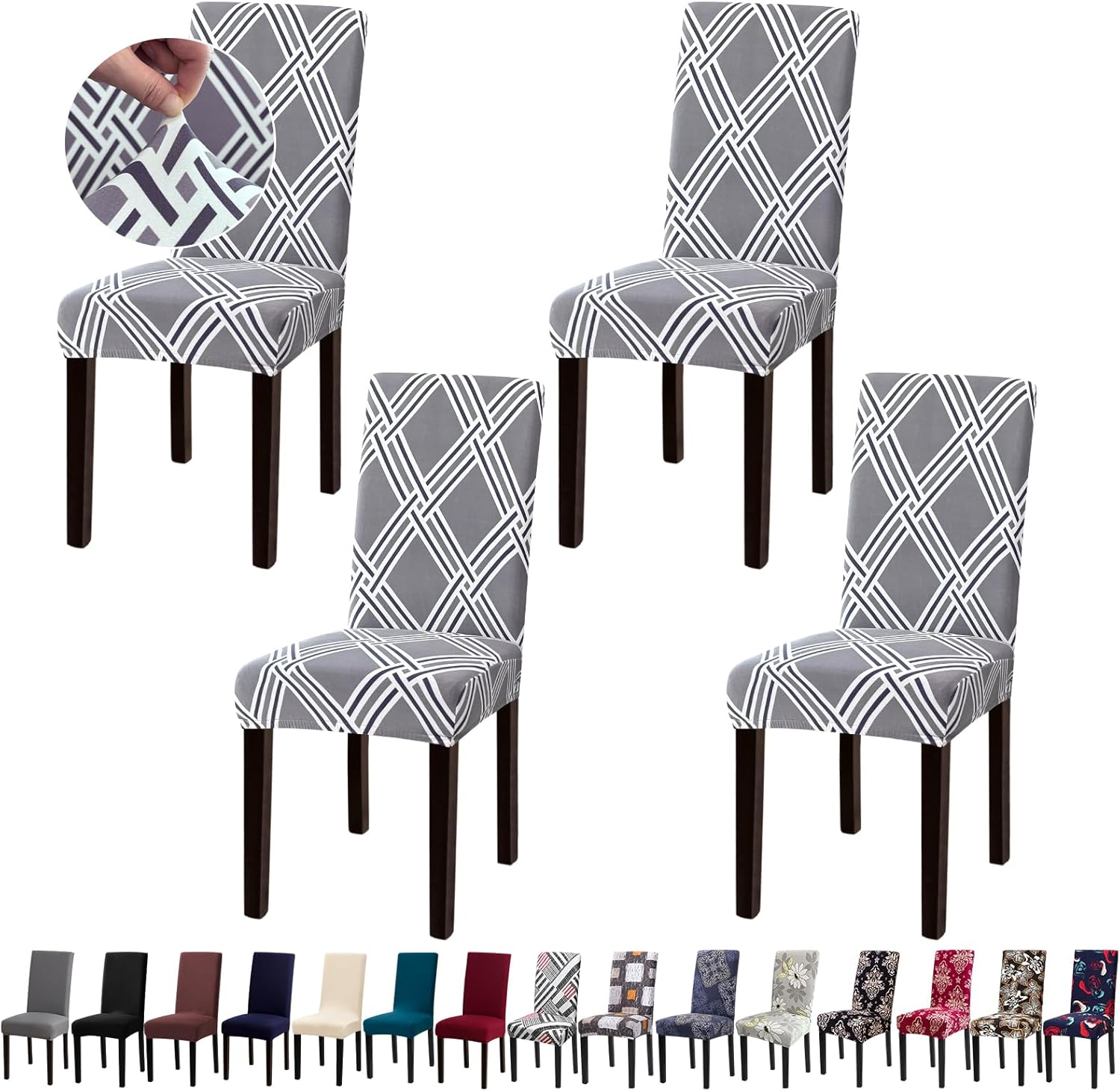 Chair Covers Stretch Kitchen Dining Room