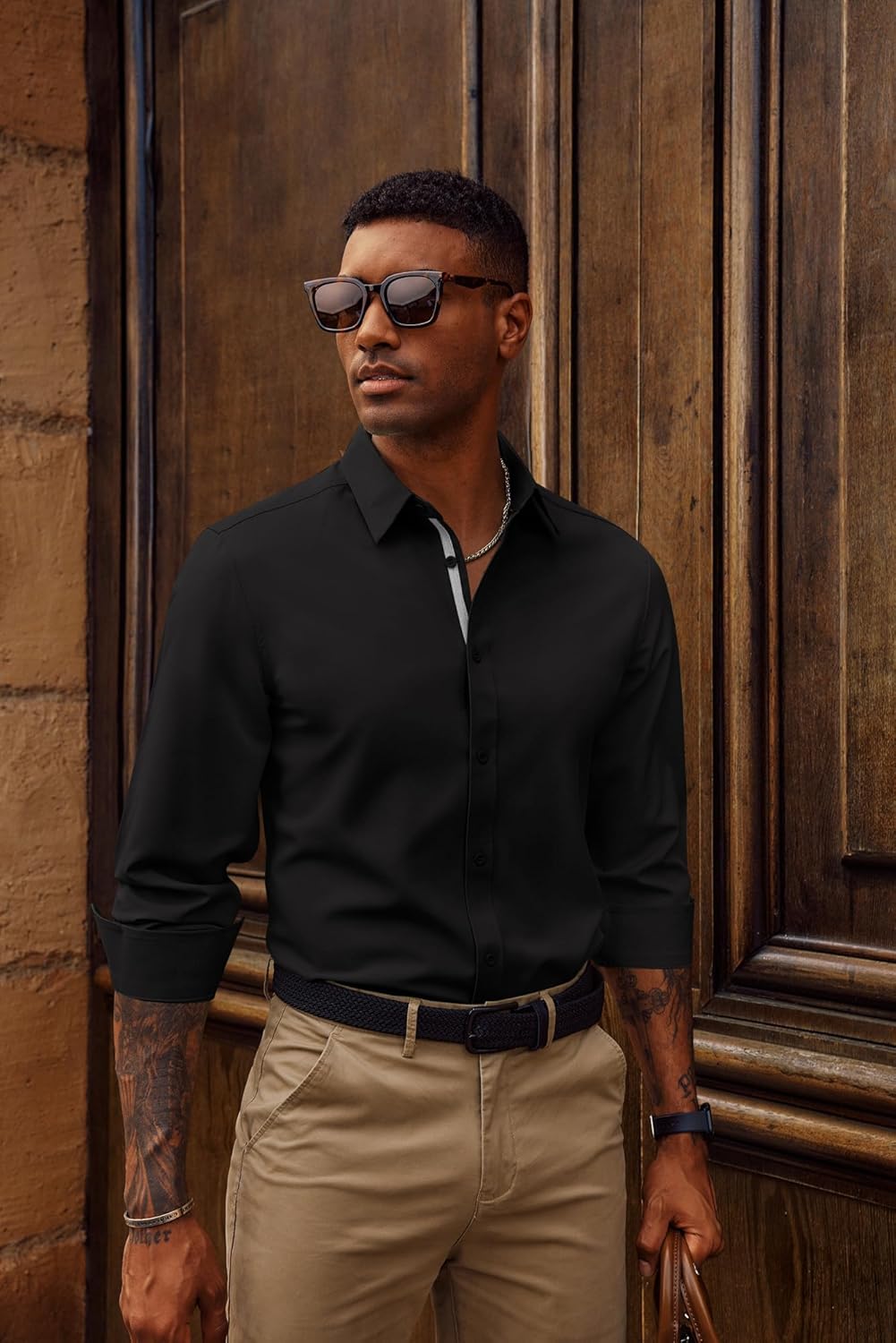 PJ PAUL JONES Mens Dress Shirts Business Shirts