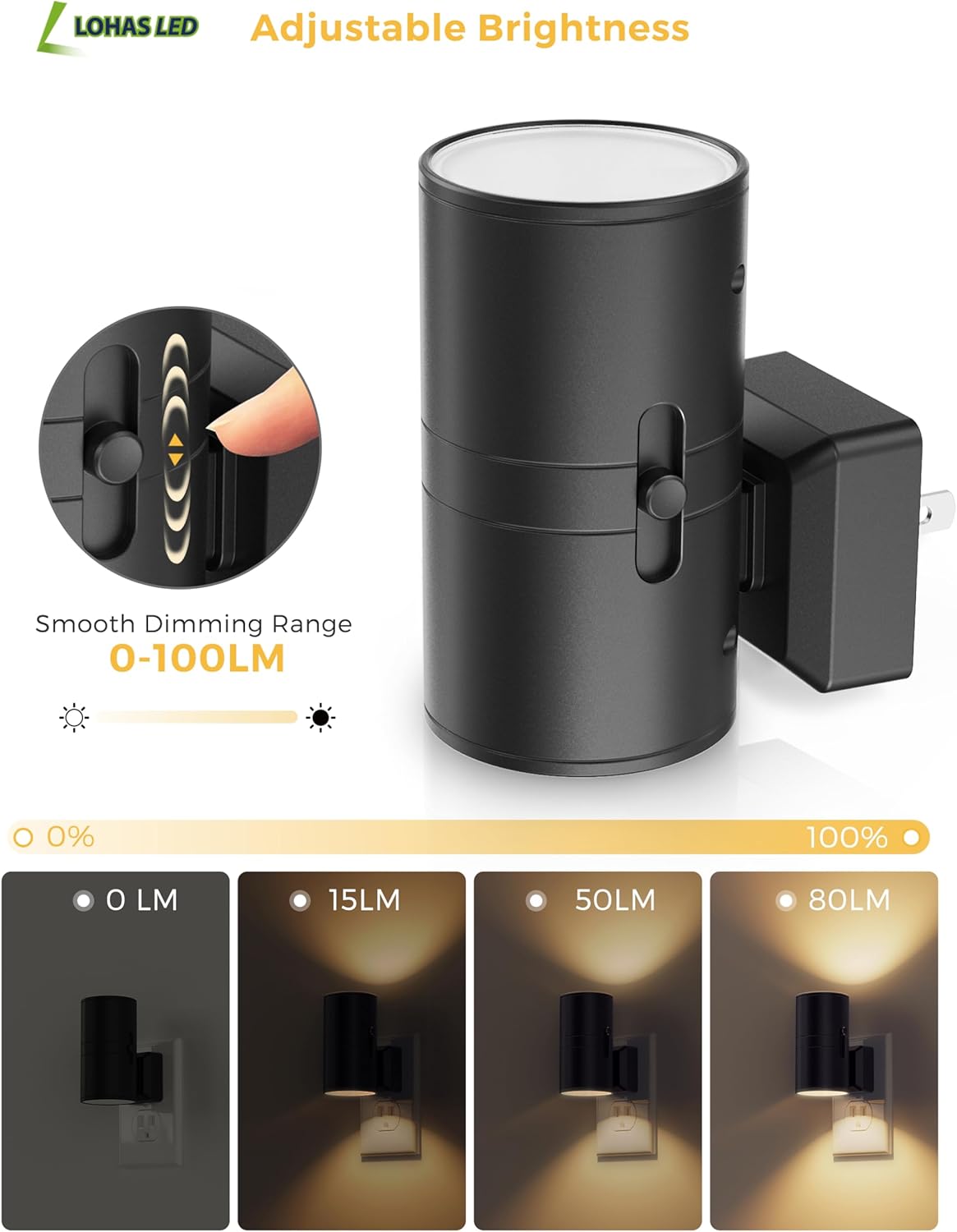 LOHAS LED Night Light with Sensor