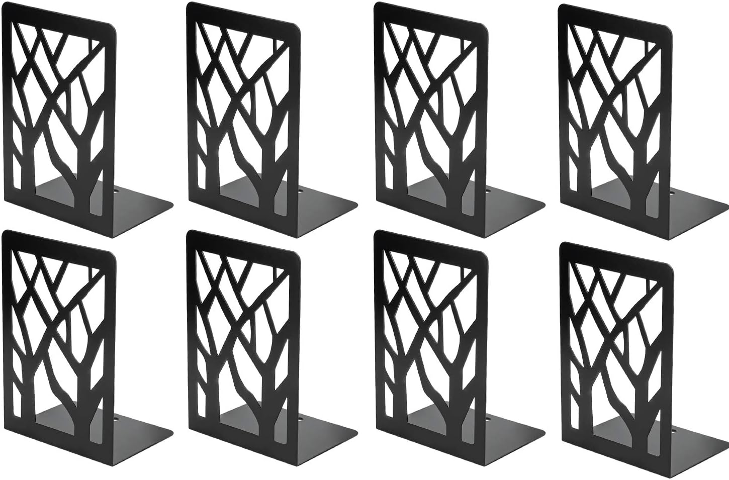 MaxGear Book Ends Tree Design Bookends for Shelves