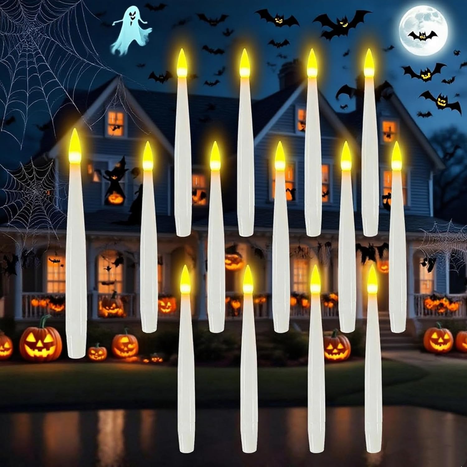 Halloween Decorations Floating Candles