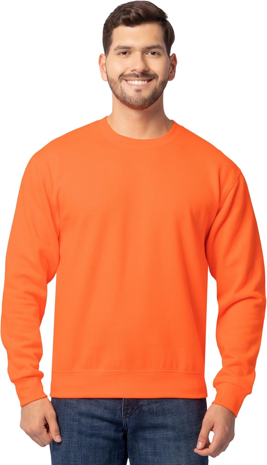 Fruit of the Loom Men's Eversoft Fleece Crewneck Sweatshirts