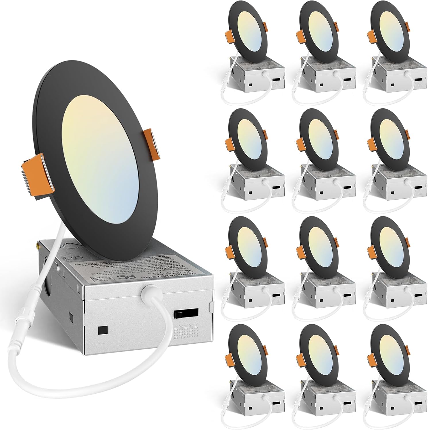 Amico 12-Pack 6" LED Recessed Ceiling Lights