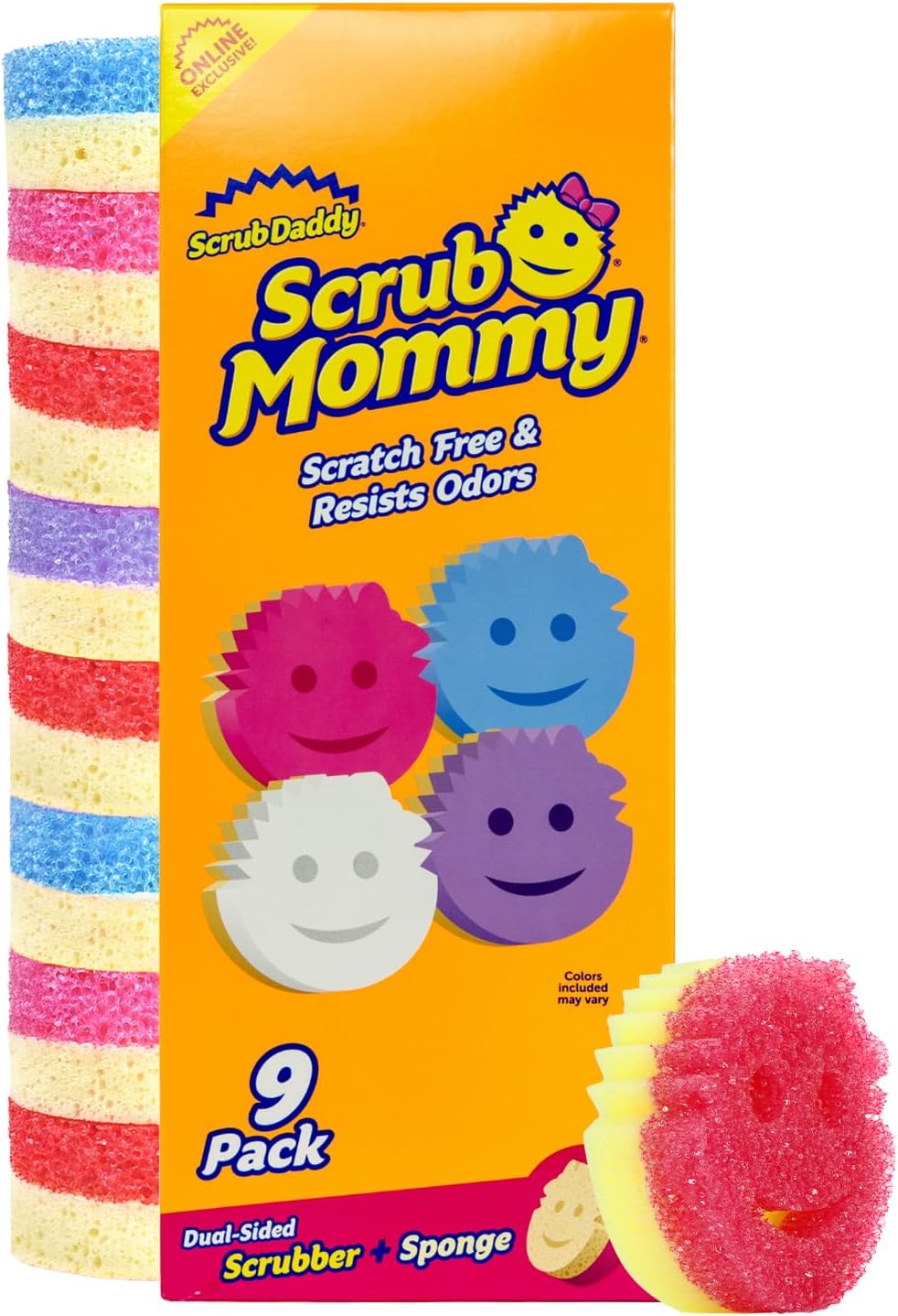 Scrub Non-Scratch Kitchen Dish Scrubbers