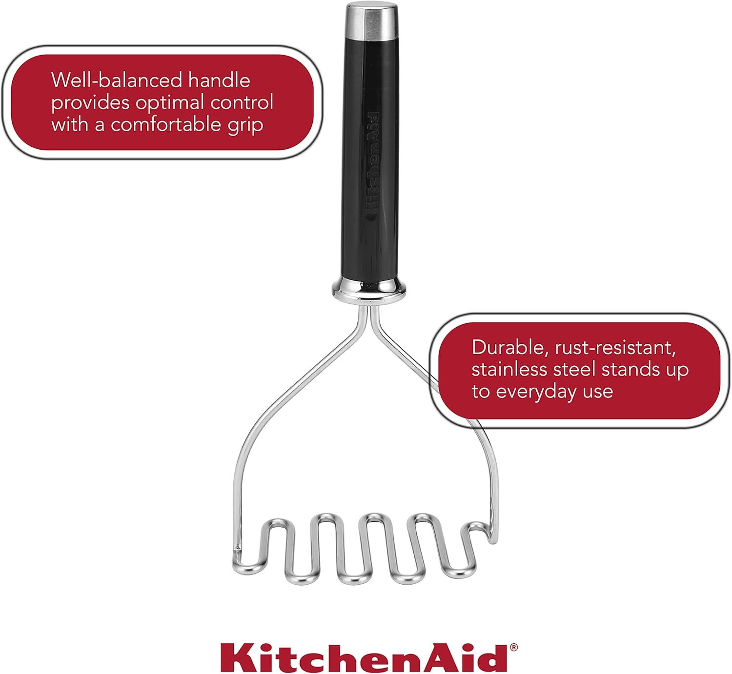 KitchenAid Gourmet Stainless Steel Wire Masher