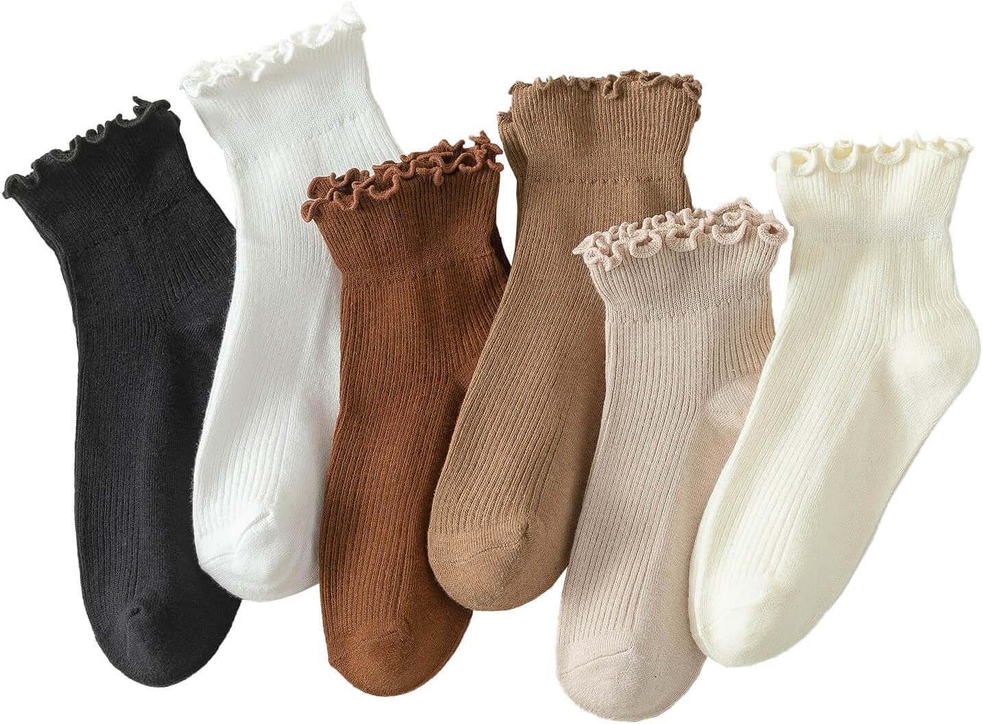 Hstyle Women’s Ruffle Ankle Socks
