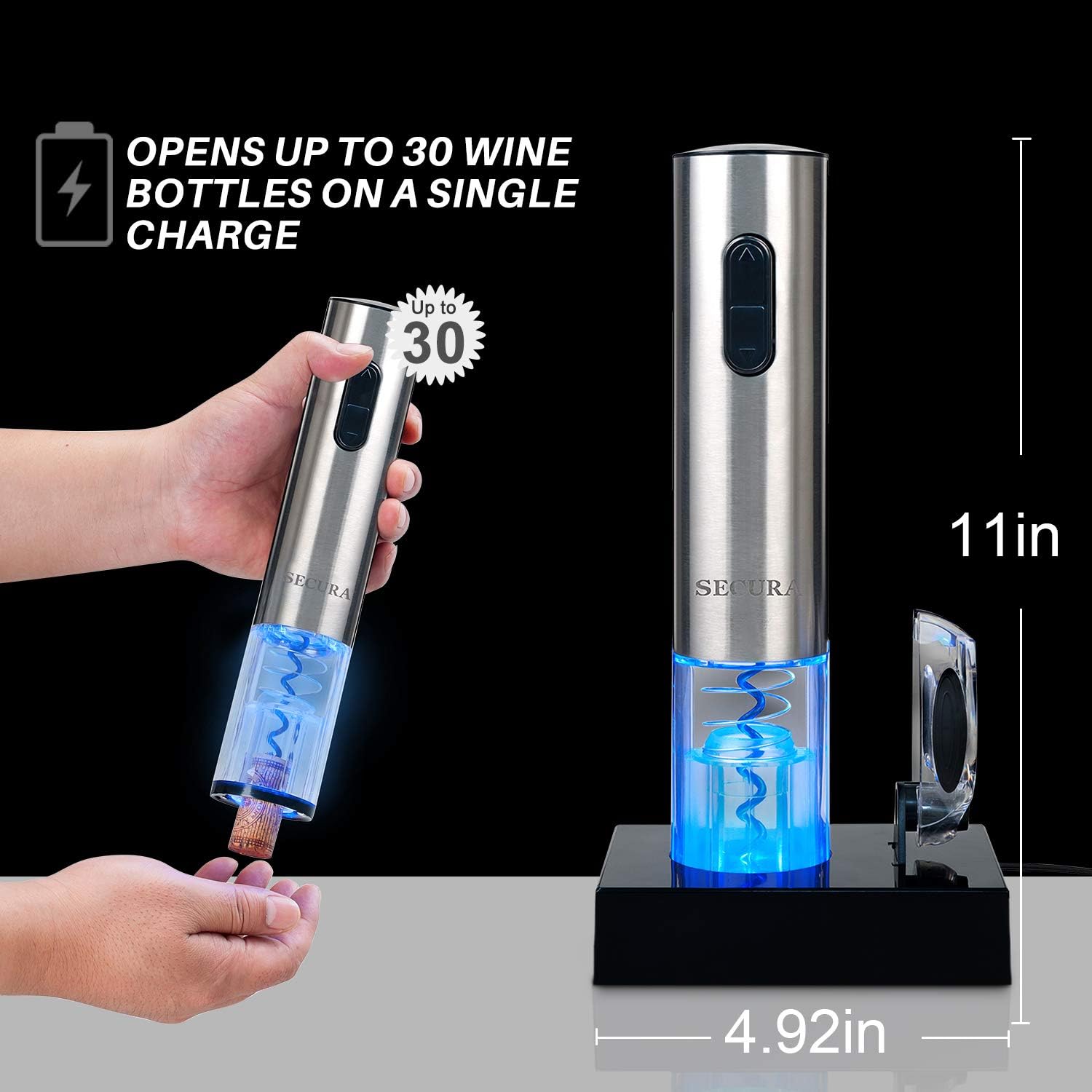Secura Automatic Electric Wine Opener