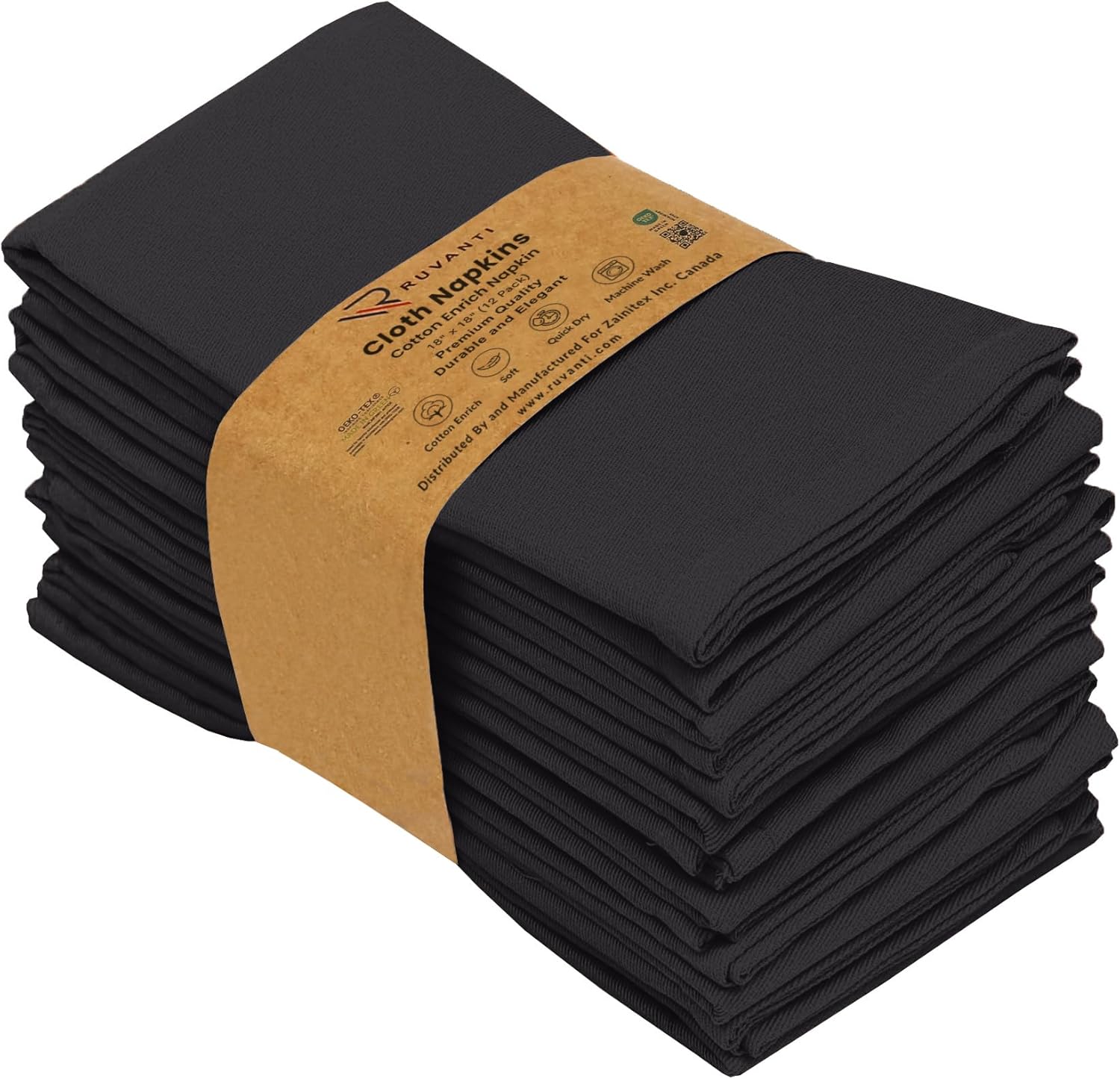 Ruvanti Cloth Napkins Set of Napkins Cloth Washable