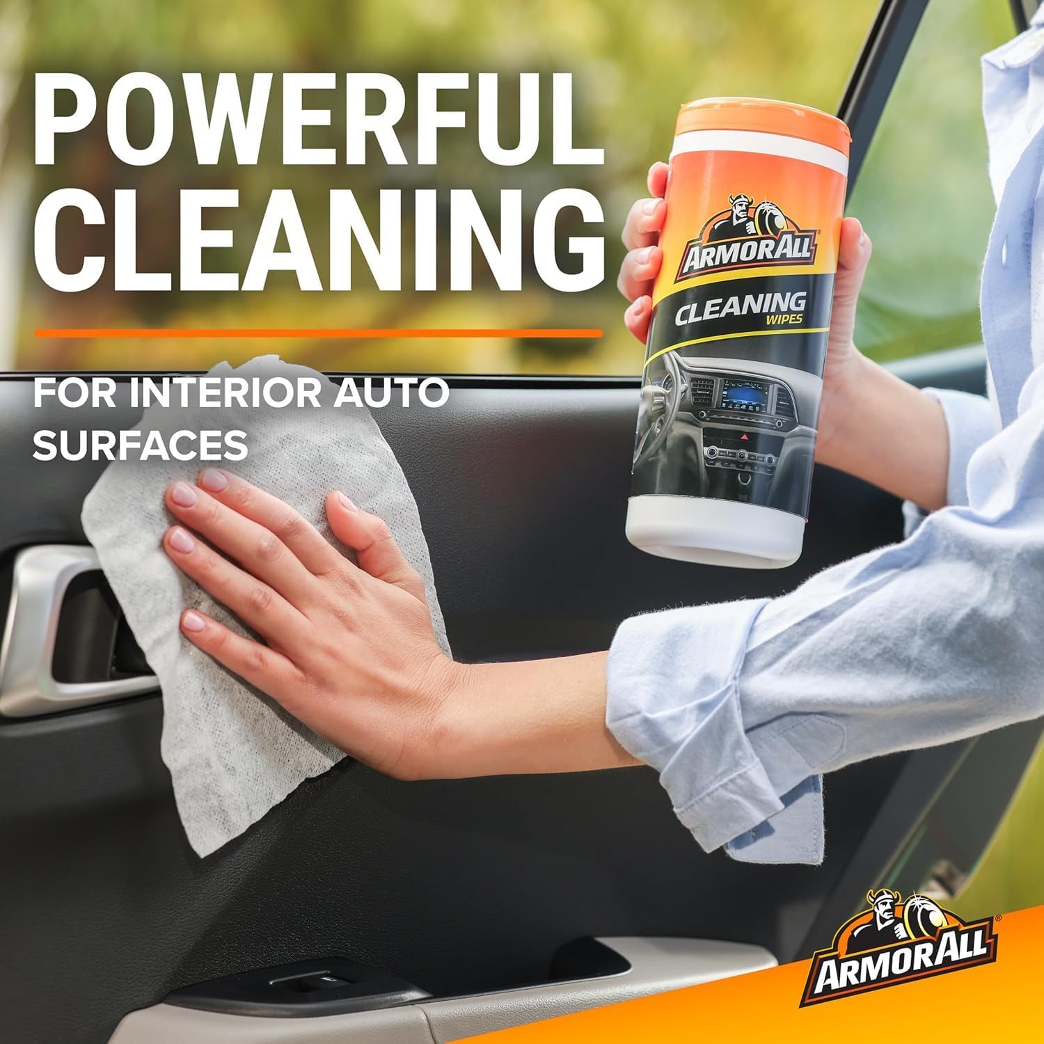 Armor All Car Cleaning Wipes 90 Count Interior and Exterior Cleaner