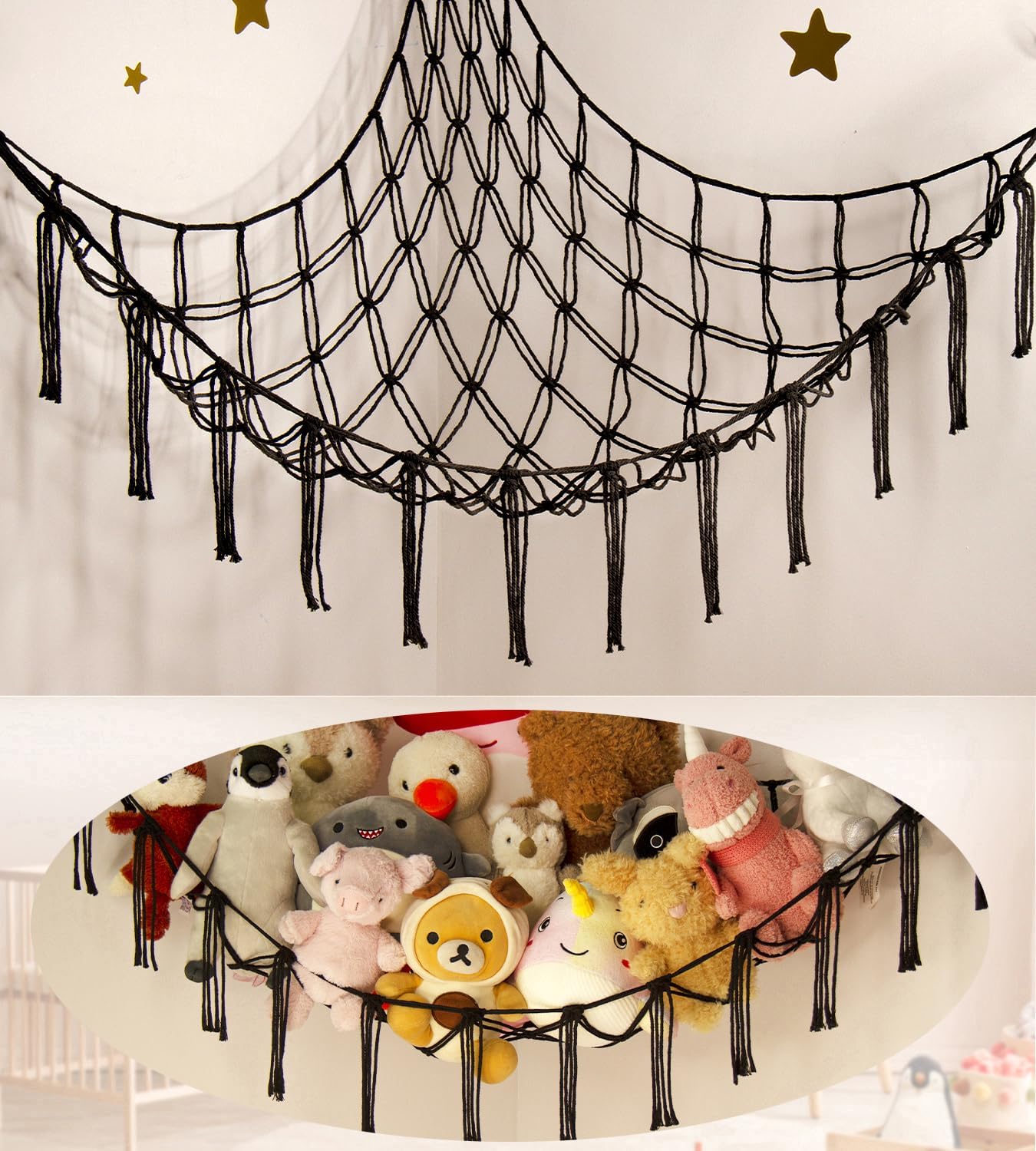 Stuffed Animal Storage Hammock or Net Corner