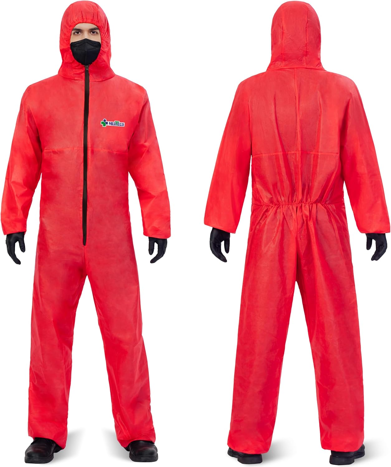 Medtecs Hazmat Suits Disposable Coveralls Suit