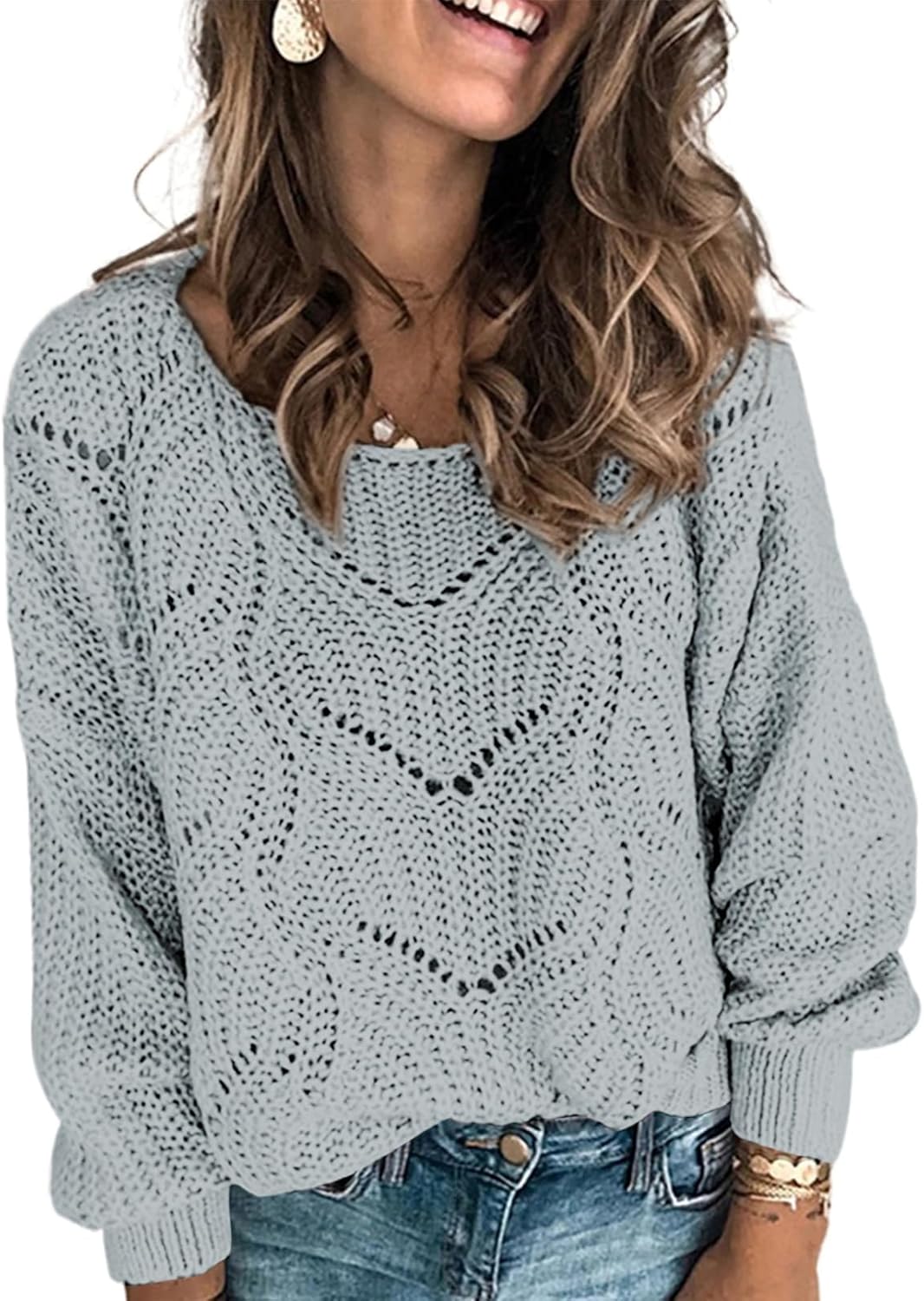 Dokotoo Womens Sweaters 2025 Crewneck