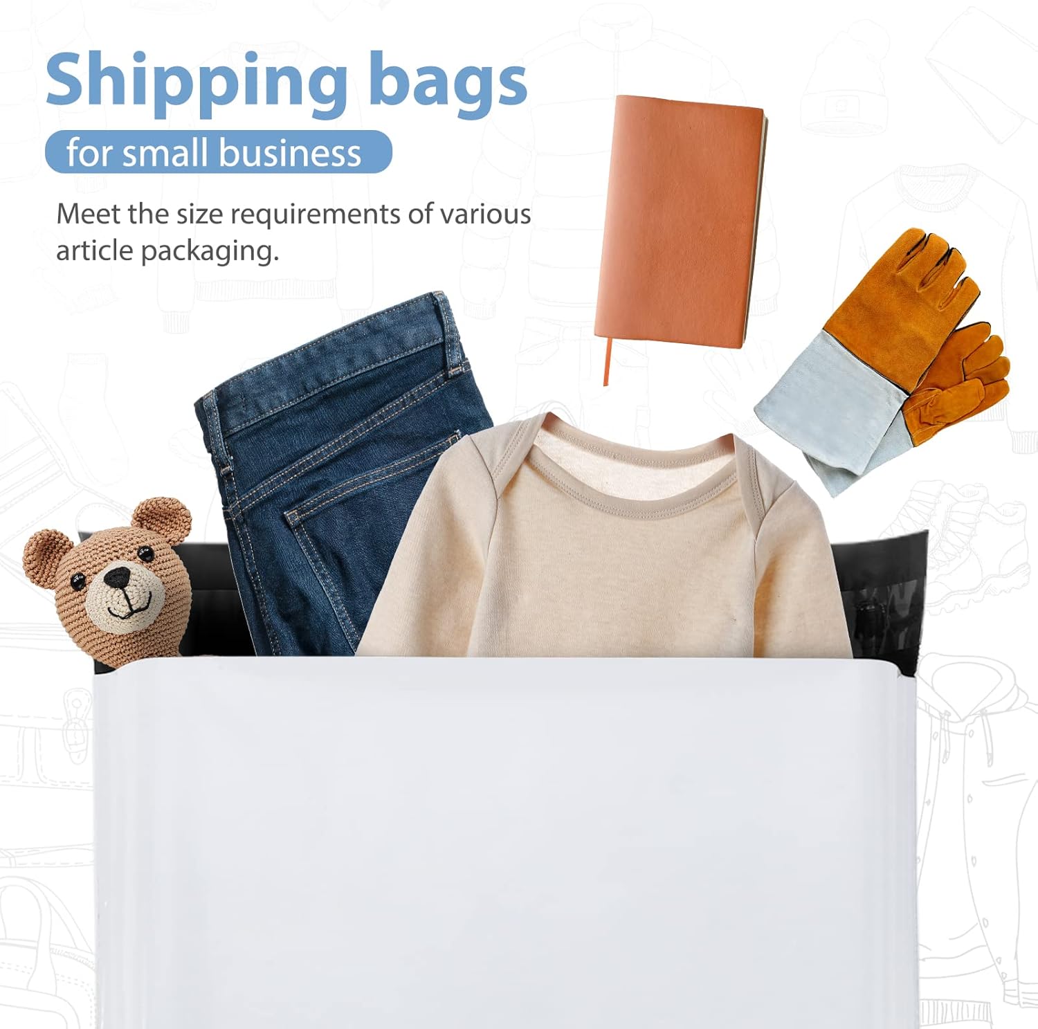 White Packaging Bags for Small Business