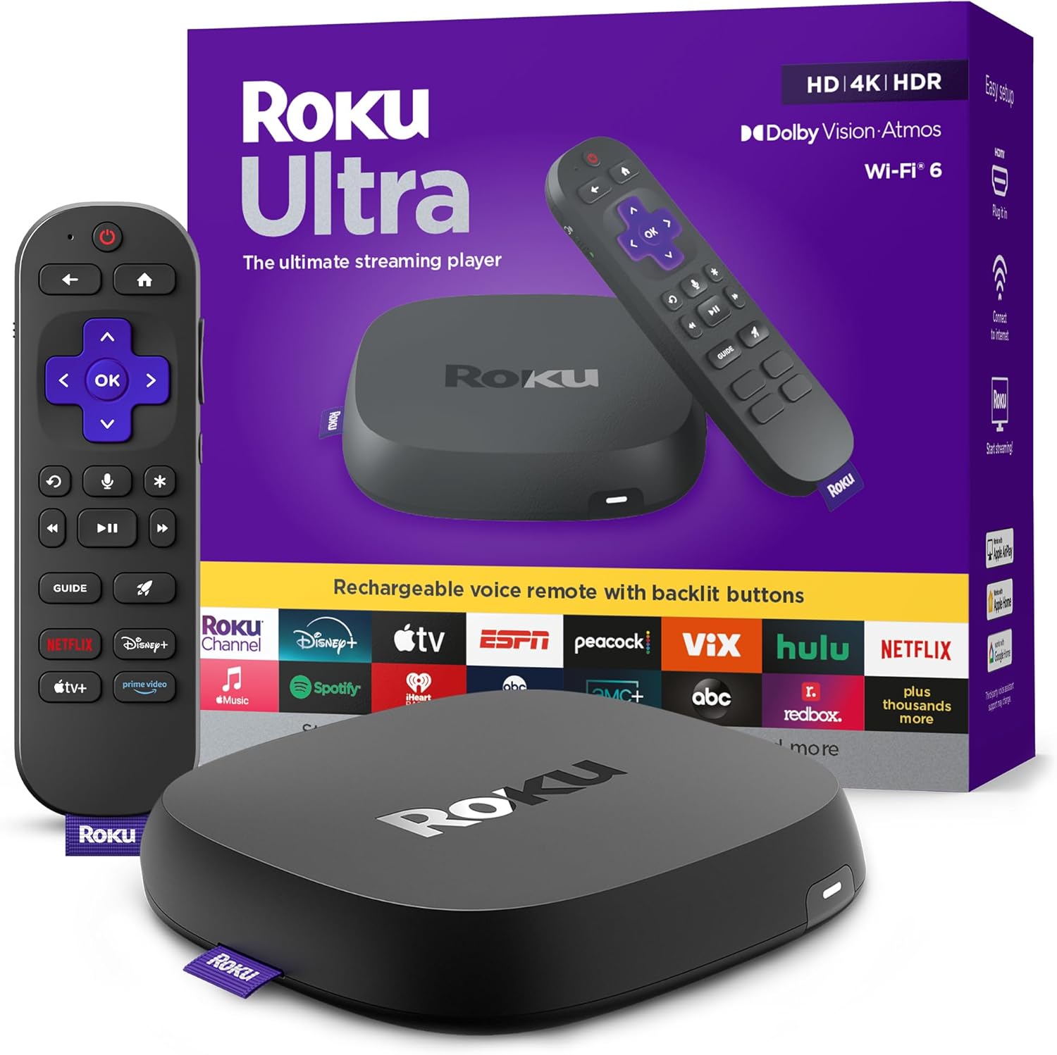 Roku Ultra 4K HDR Streaming Device