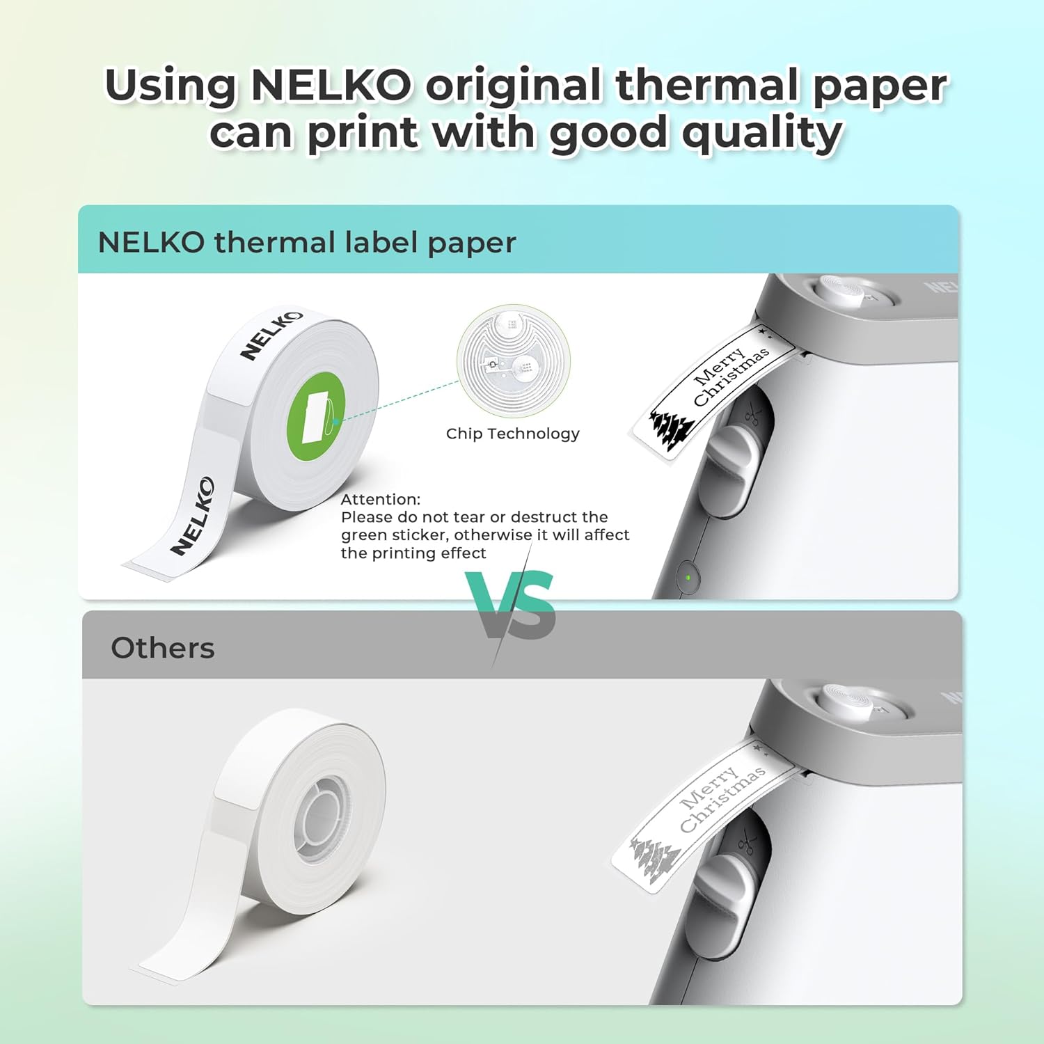 Label Maker – Wireless Mini Printer with Tape