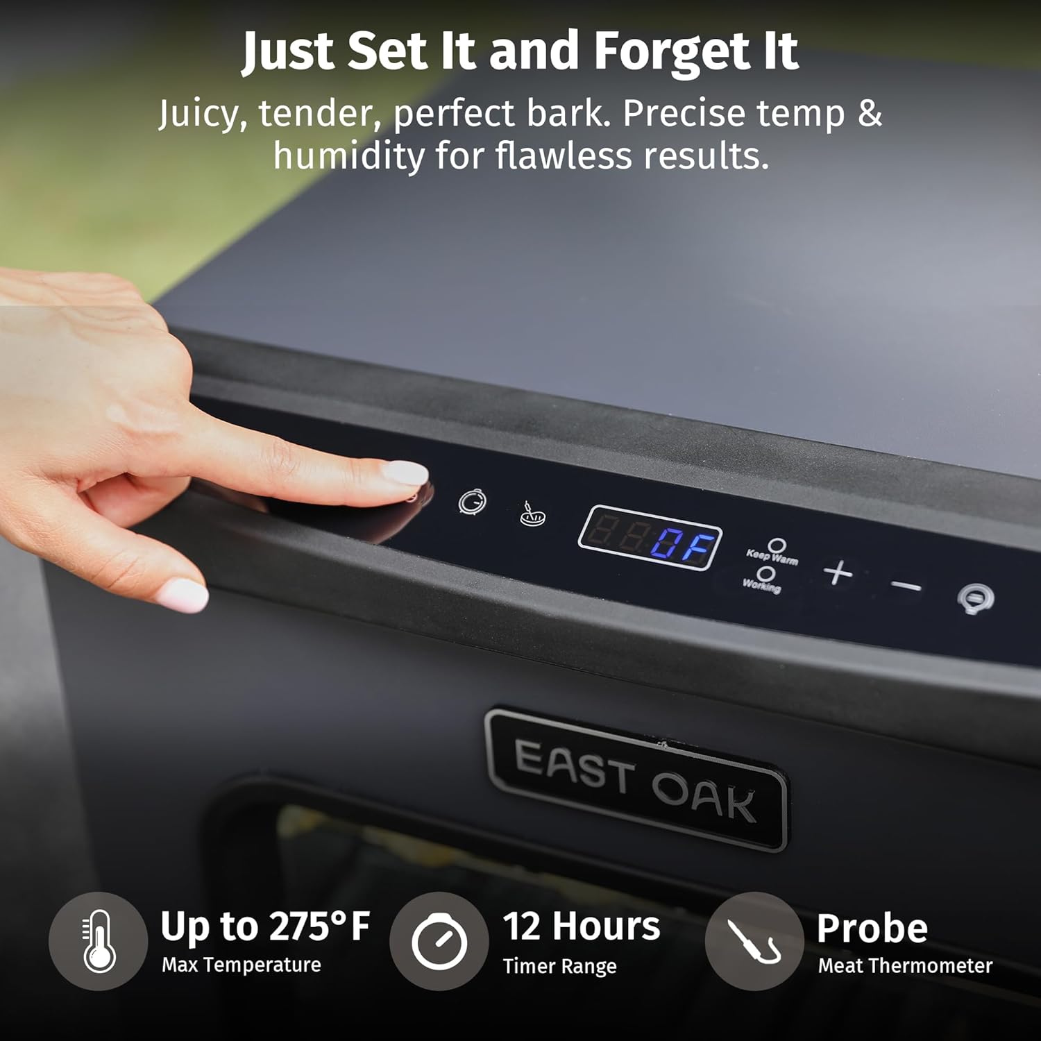 EAST OAK 30" Electric Smoker for Outdoors