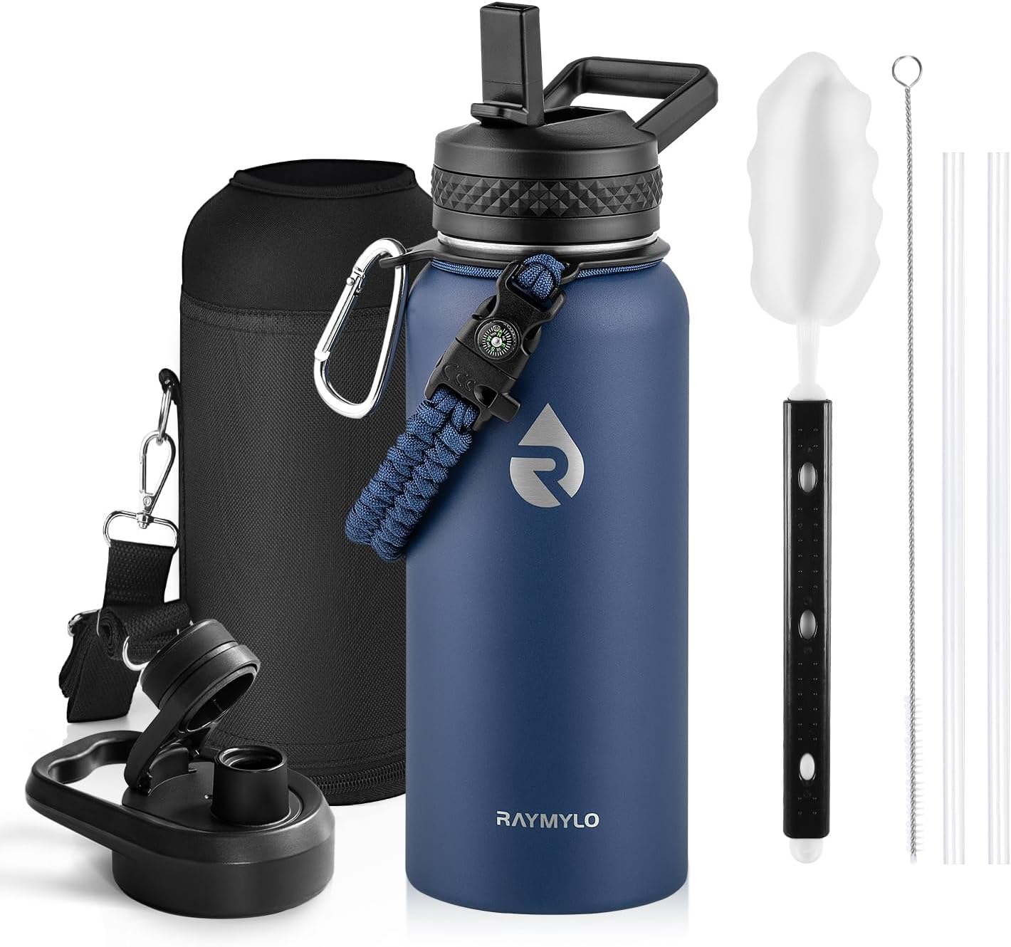 64oz Insulated Water Bottle Stainless Steel