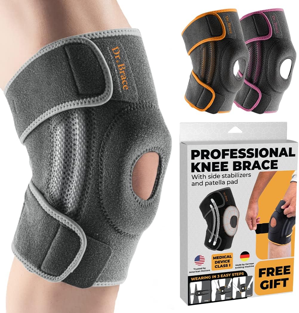 DR. BRACE ELITE Knee Brace – Side Stabilizers