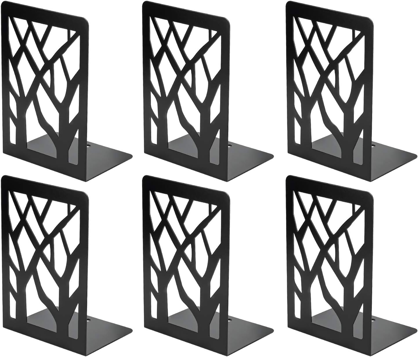 MaxGear Book Ends Tree Design Bookends for Shelves