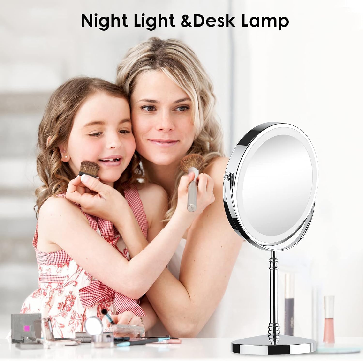 Rechargeable Lighted Makeup Mirror