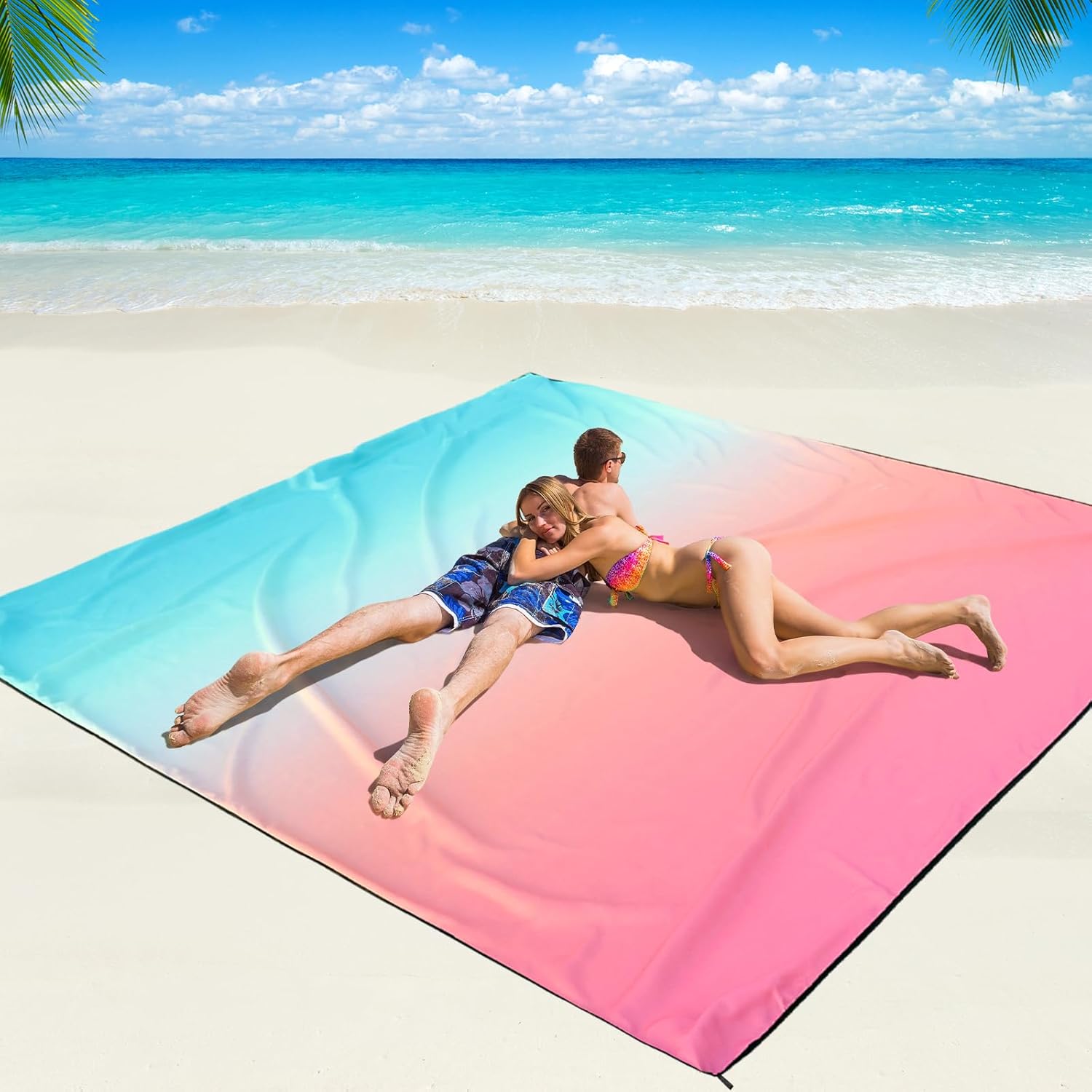 Beach Blanket Waterproof Sandproof Beach Mat