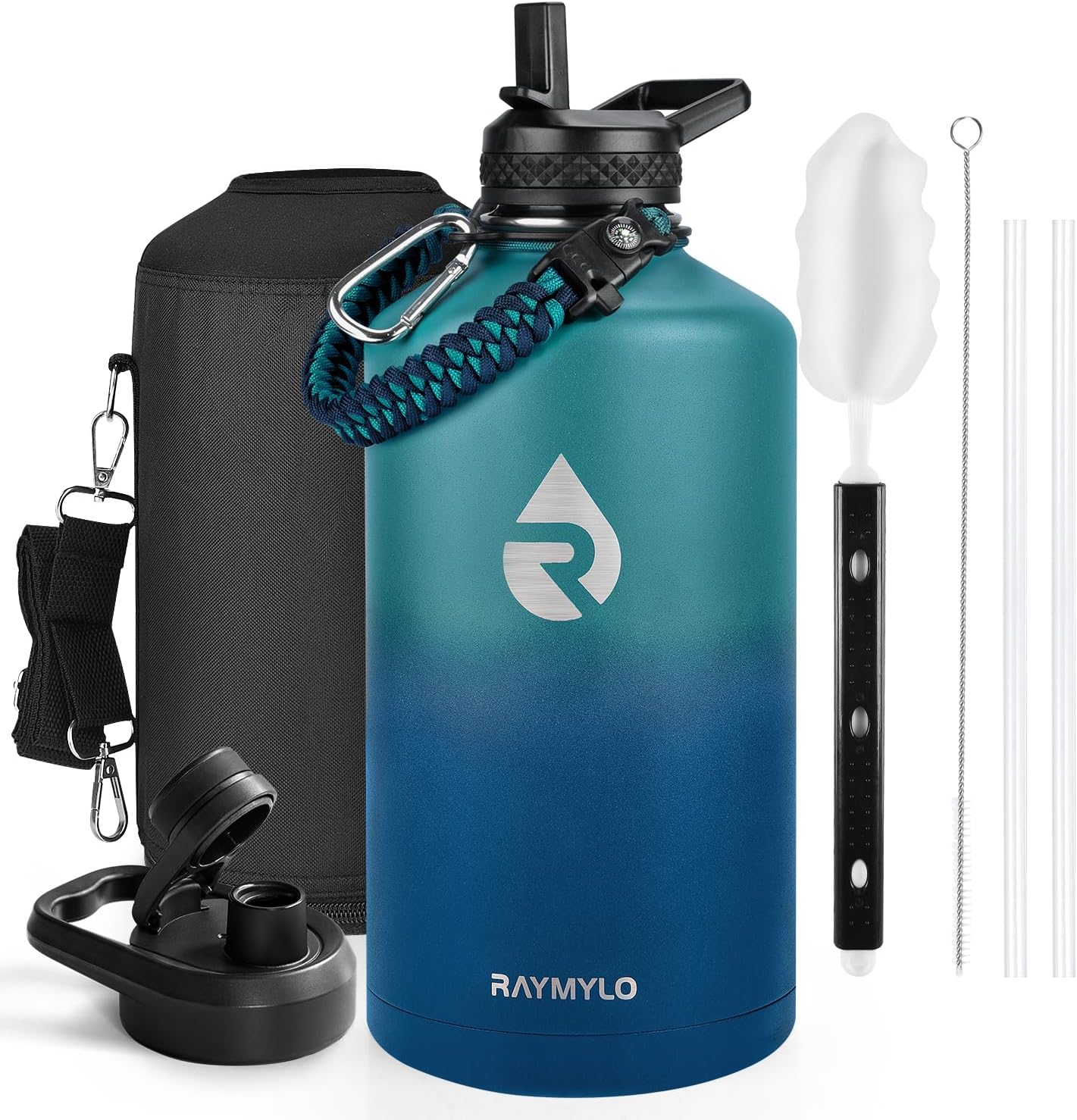 64oz Insulated Water Bottle Stainless Steel