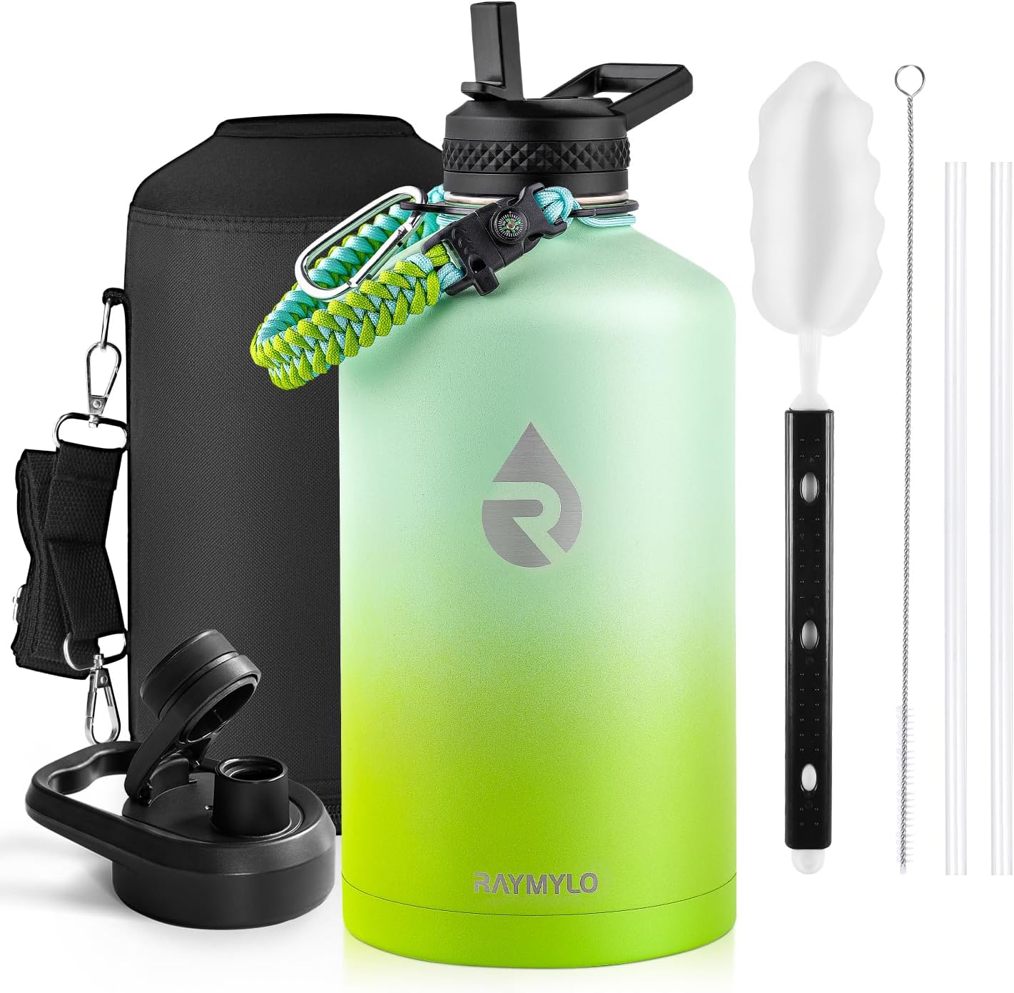 64oz Insulated Water Bottle Stainless Steel